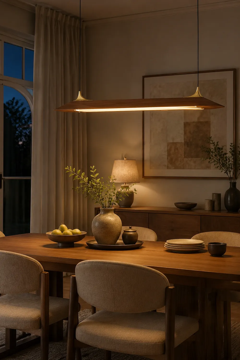 Mernoe Wooden Chandelier - Lumpaz