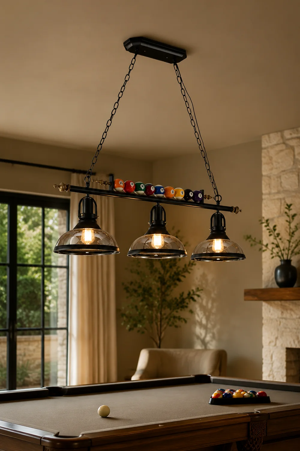Kasha Billiard Chandelier - Lumpaz