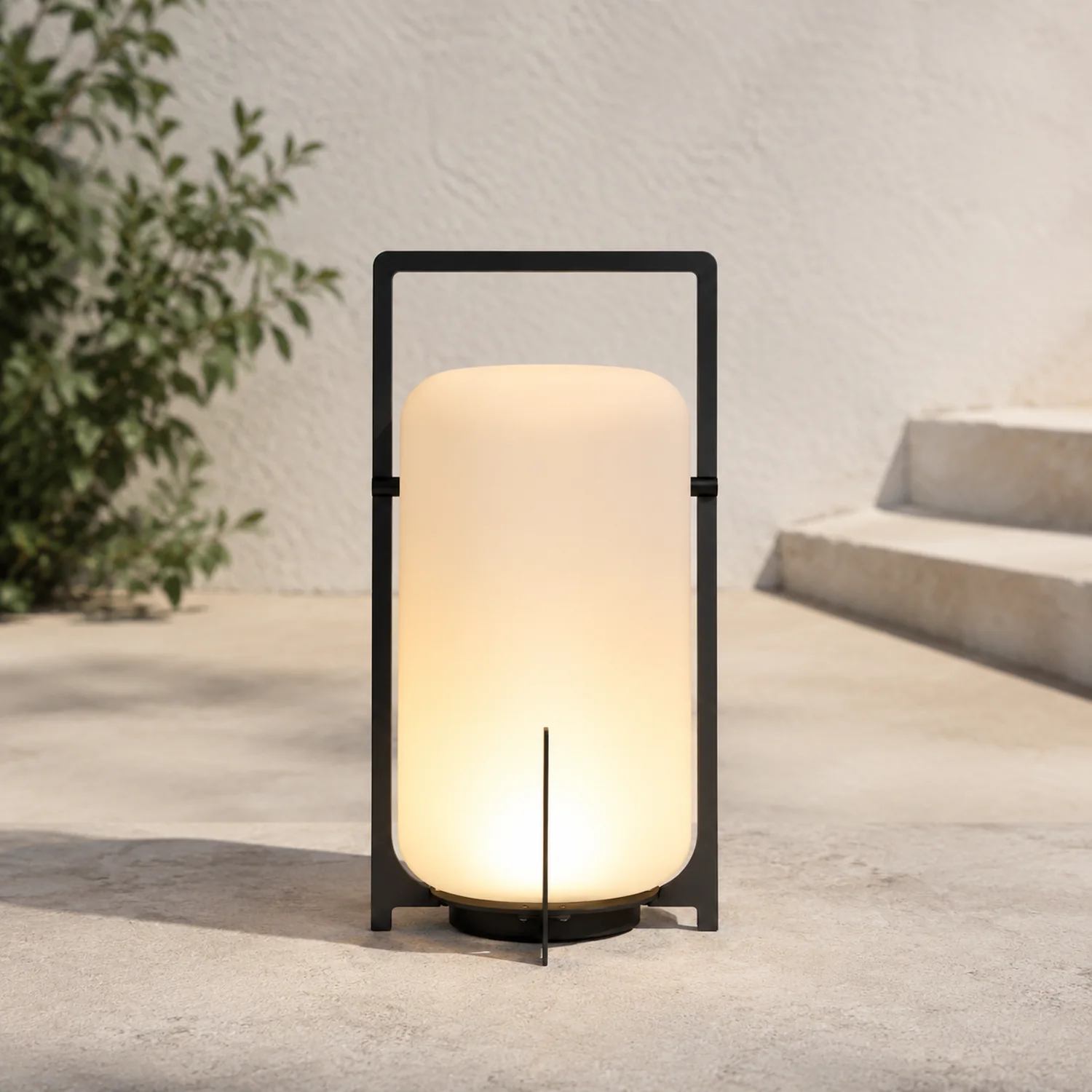 Black Twilight Lantern Table Lamp - Lumpaz