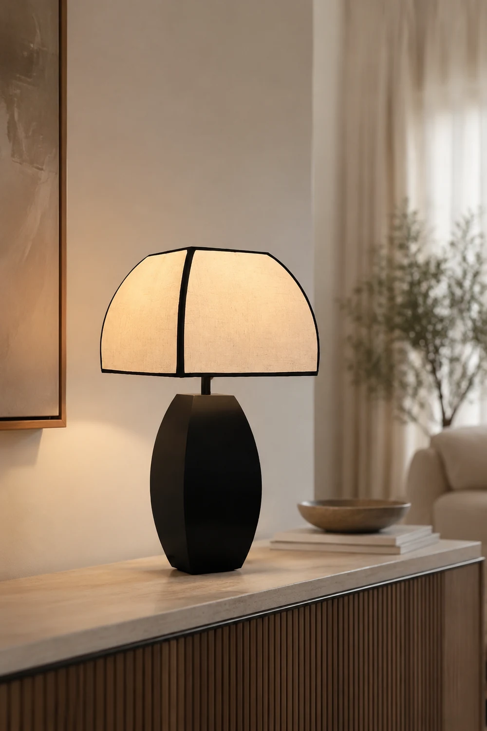 Javier Black Table Lamp - Lumpaz