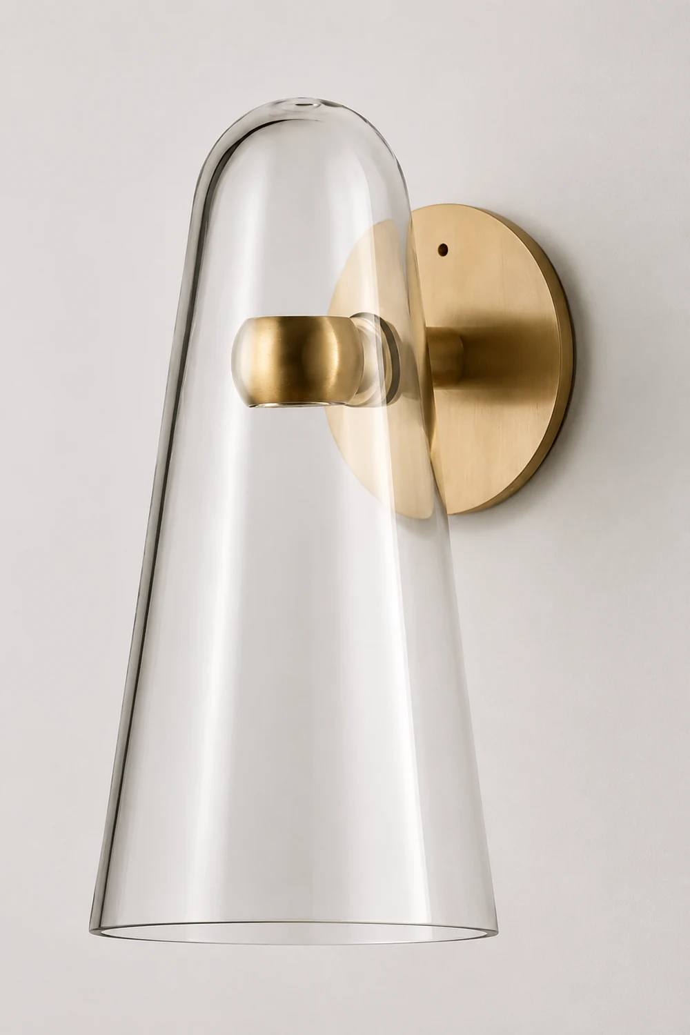 Conical Glass Wall Lamp - Lumpaz