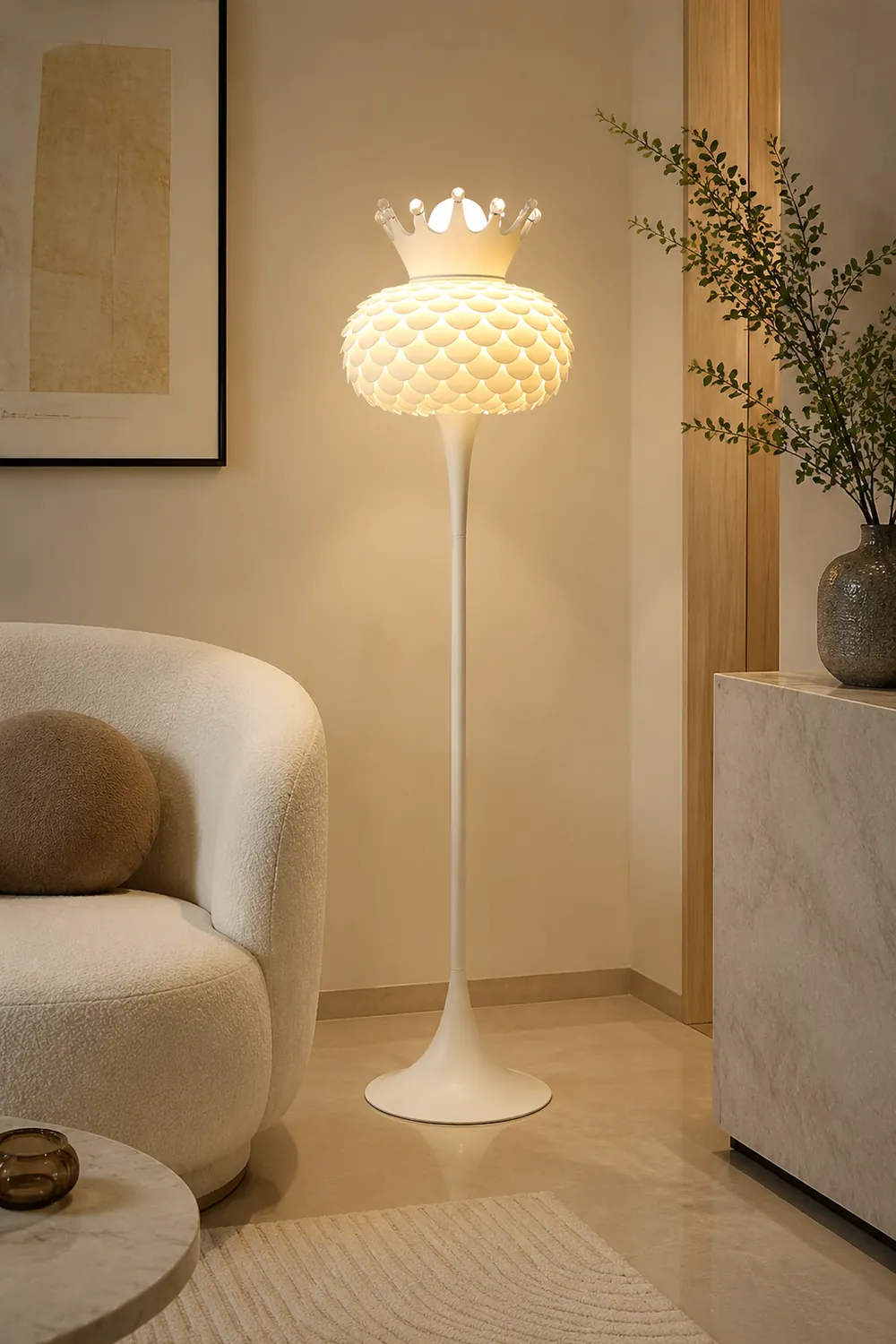 Aluvia Crown Floor Lamp - Lumpaz