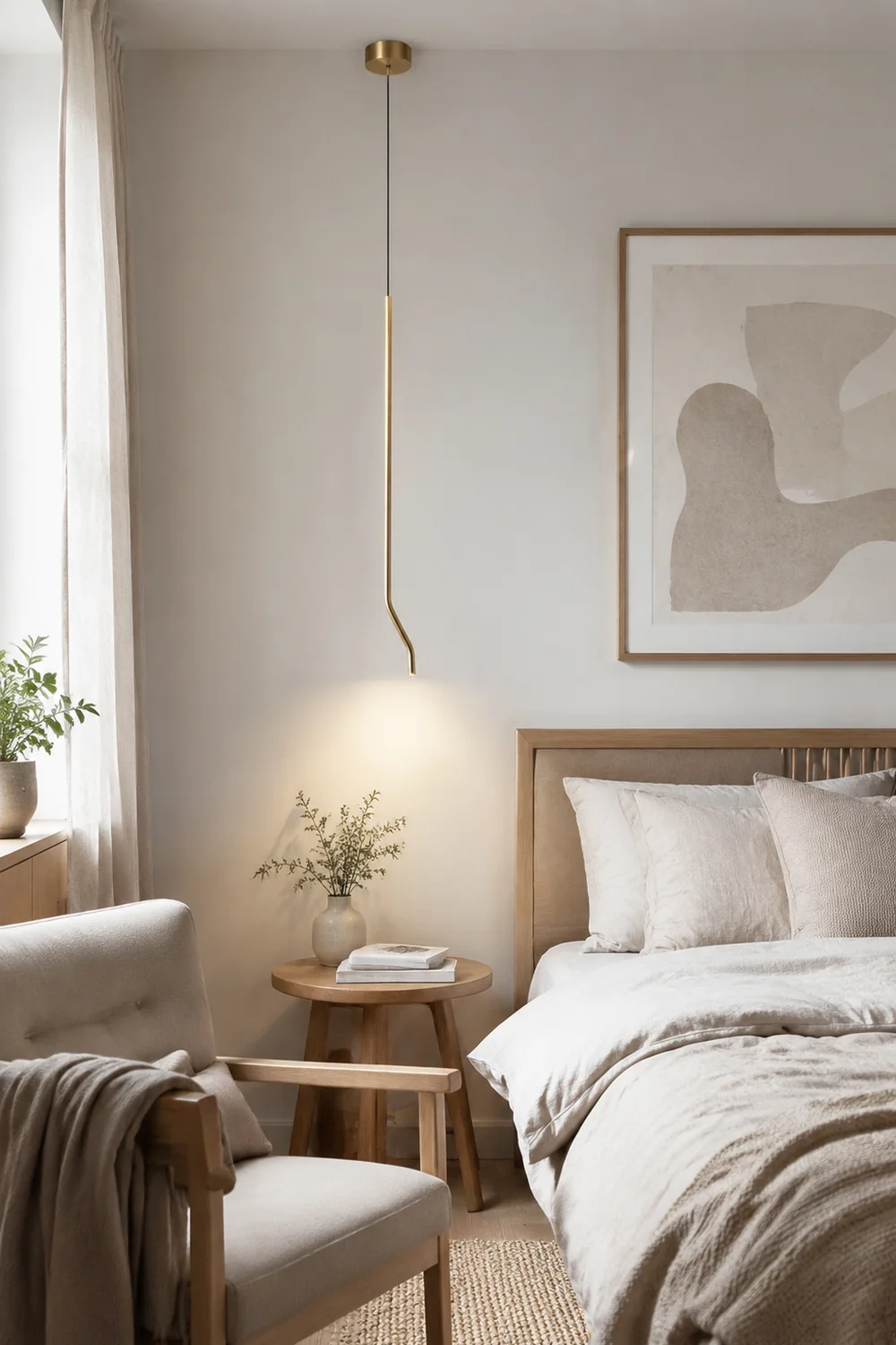 Bending Line Pendant Lamp - Lumpaz