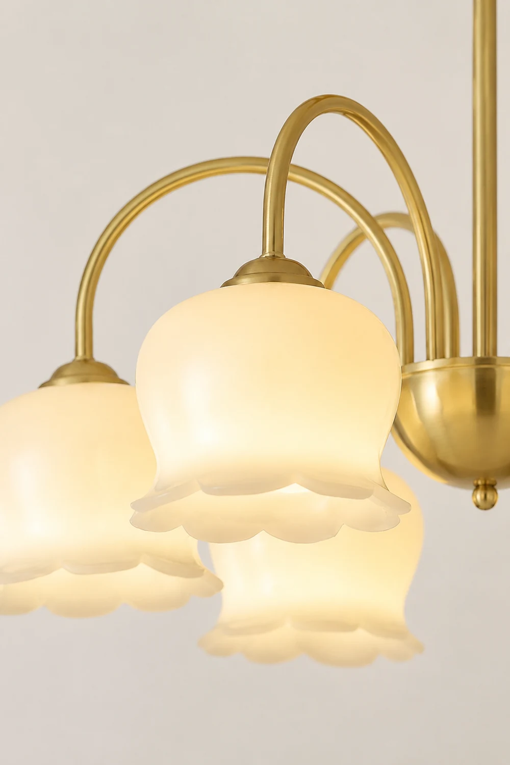 Orchids Brass Chandelier - Lumpaz