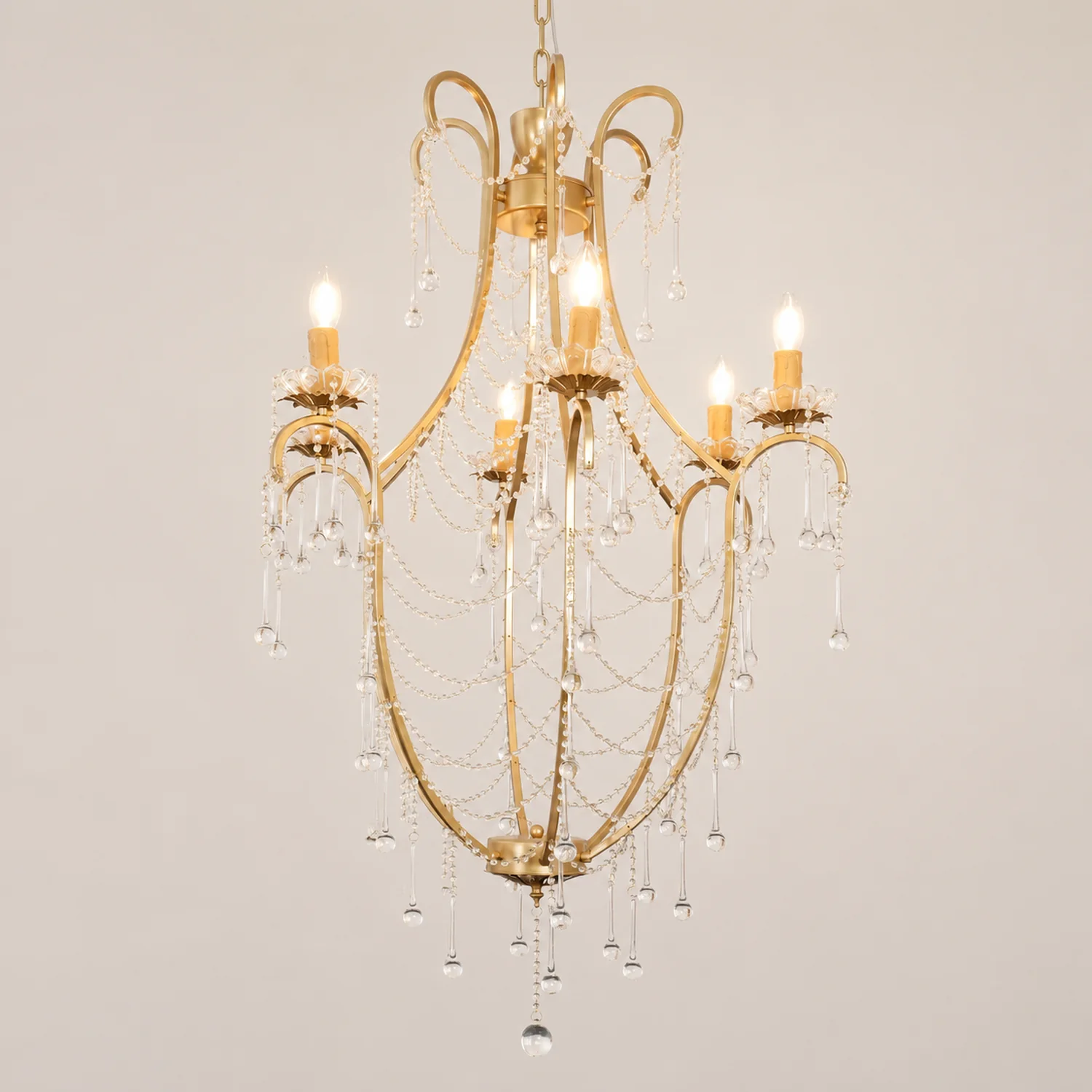 Crystal Birdcage Chandelier - Lumpaz