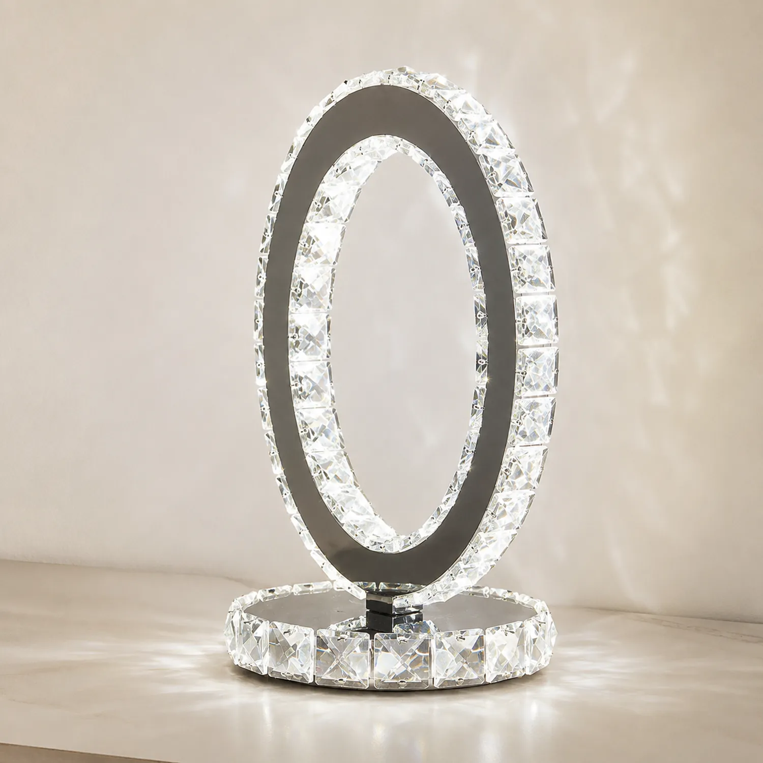 Crystal Rings Table Lamp - Lumpaz