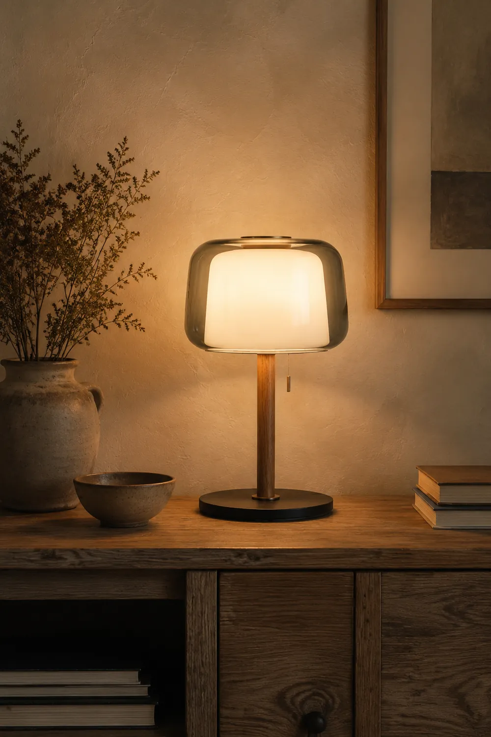 Mona Glass Table Lamp - Lumpaz