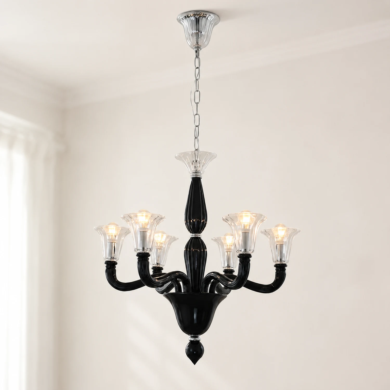 Murano Candle Chandelier - Lumpaz