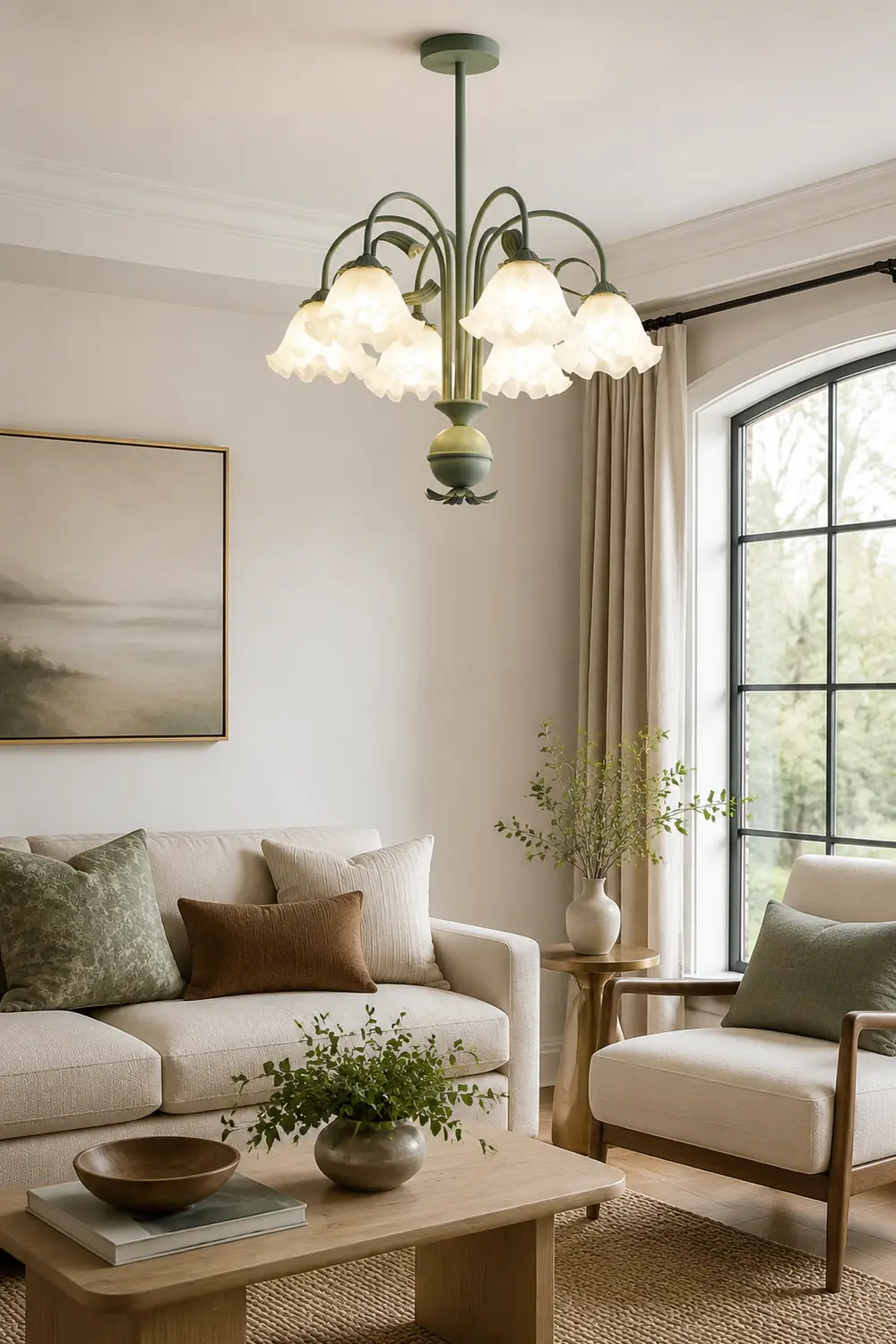 Bell Orchid Chandelier - Lumpaz