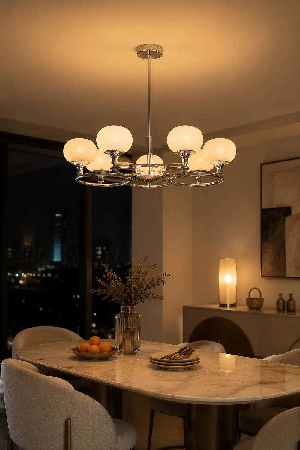 Ingersoll Round Chandelier - Lumpaz