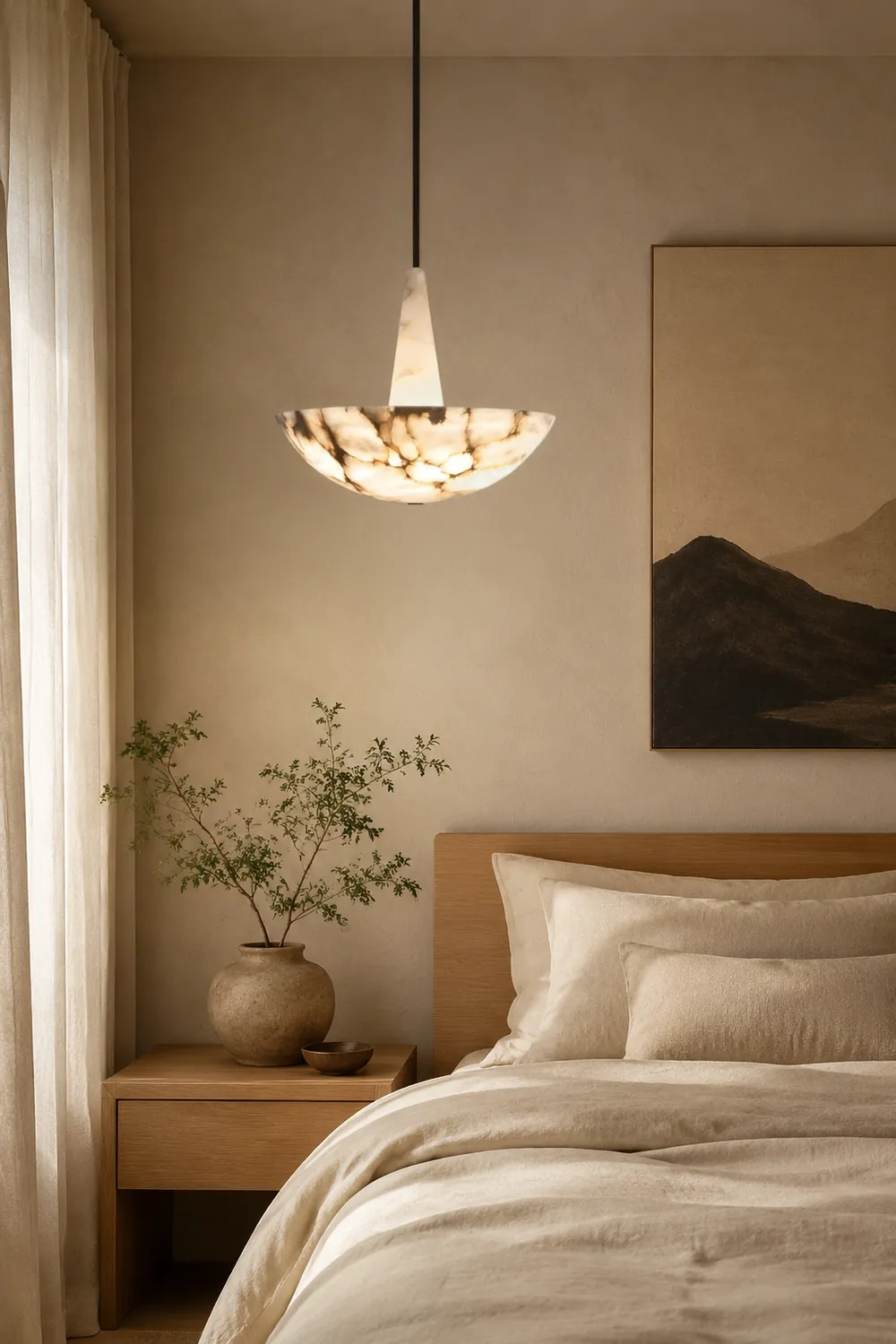 Domus Alabaster Chandelier - Lumpaz