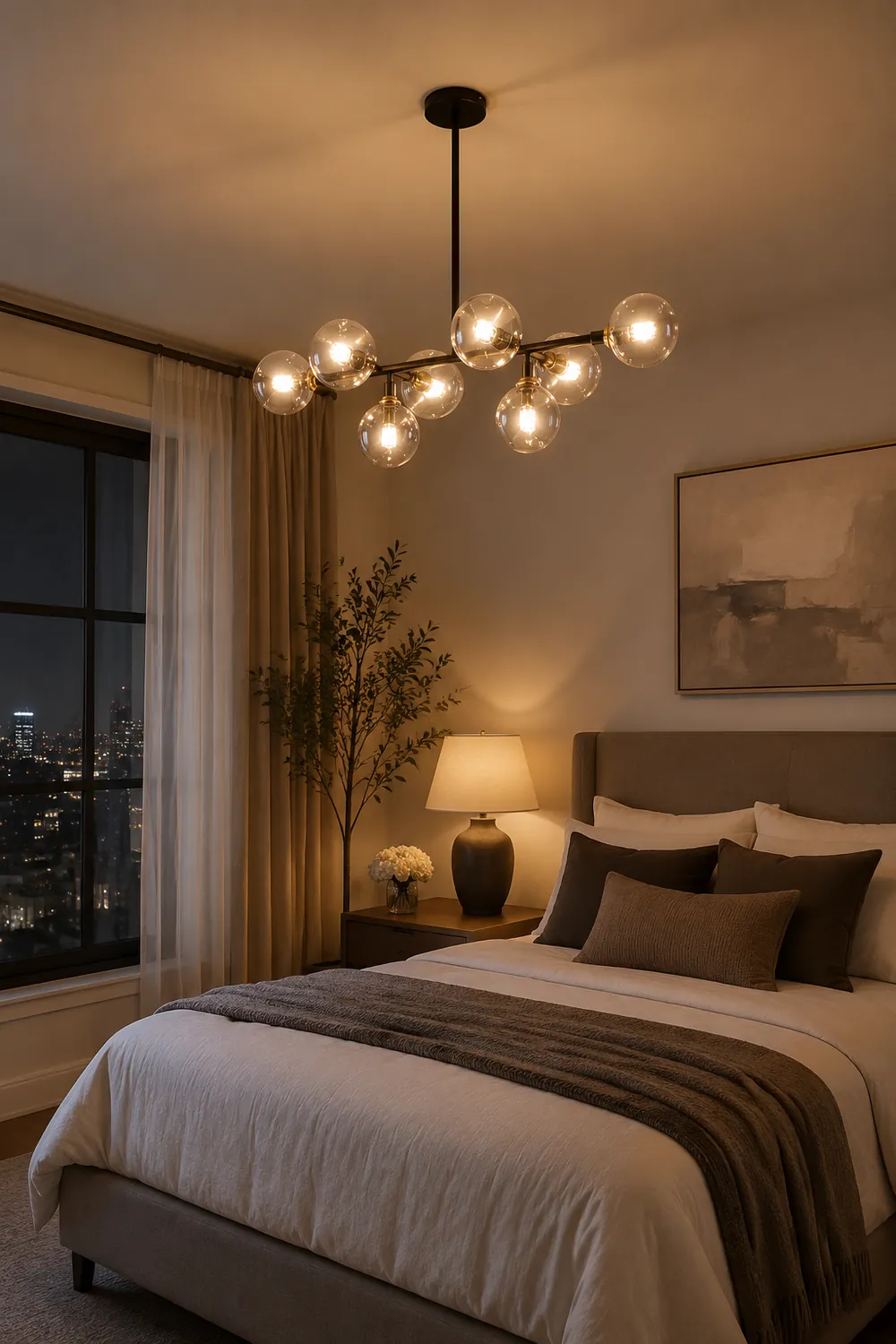 Primas Glass Chandelier - Lumpaz