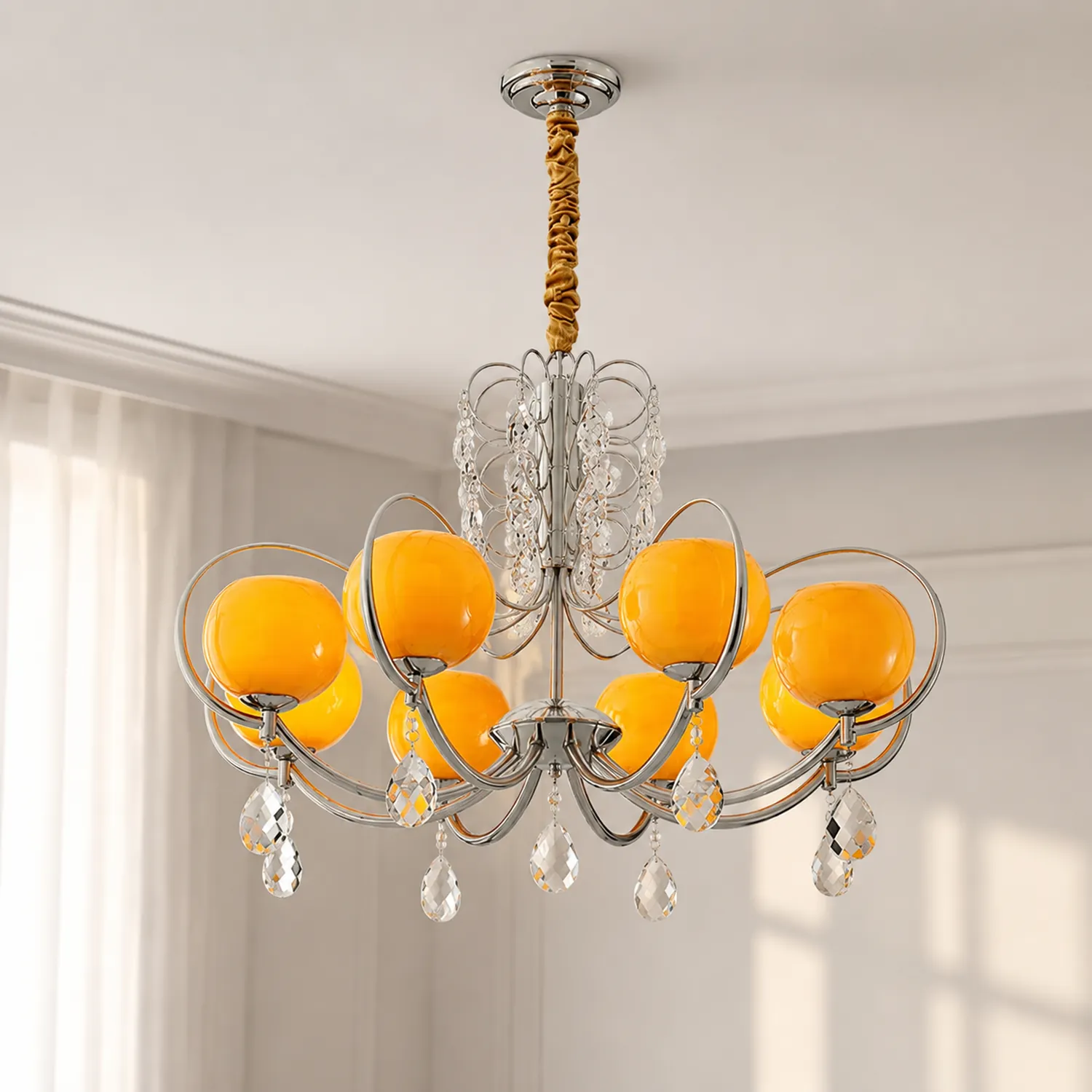 Doria Crystal Chandelier - Lumpaz