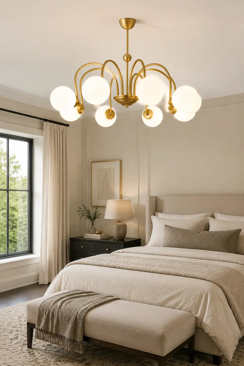 Yisu Brass Chandelier - Lumpaz