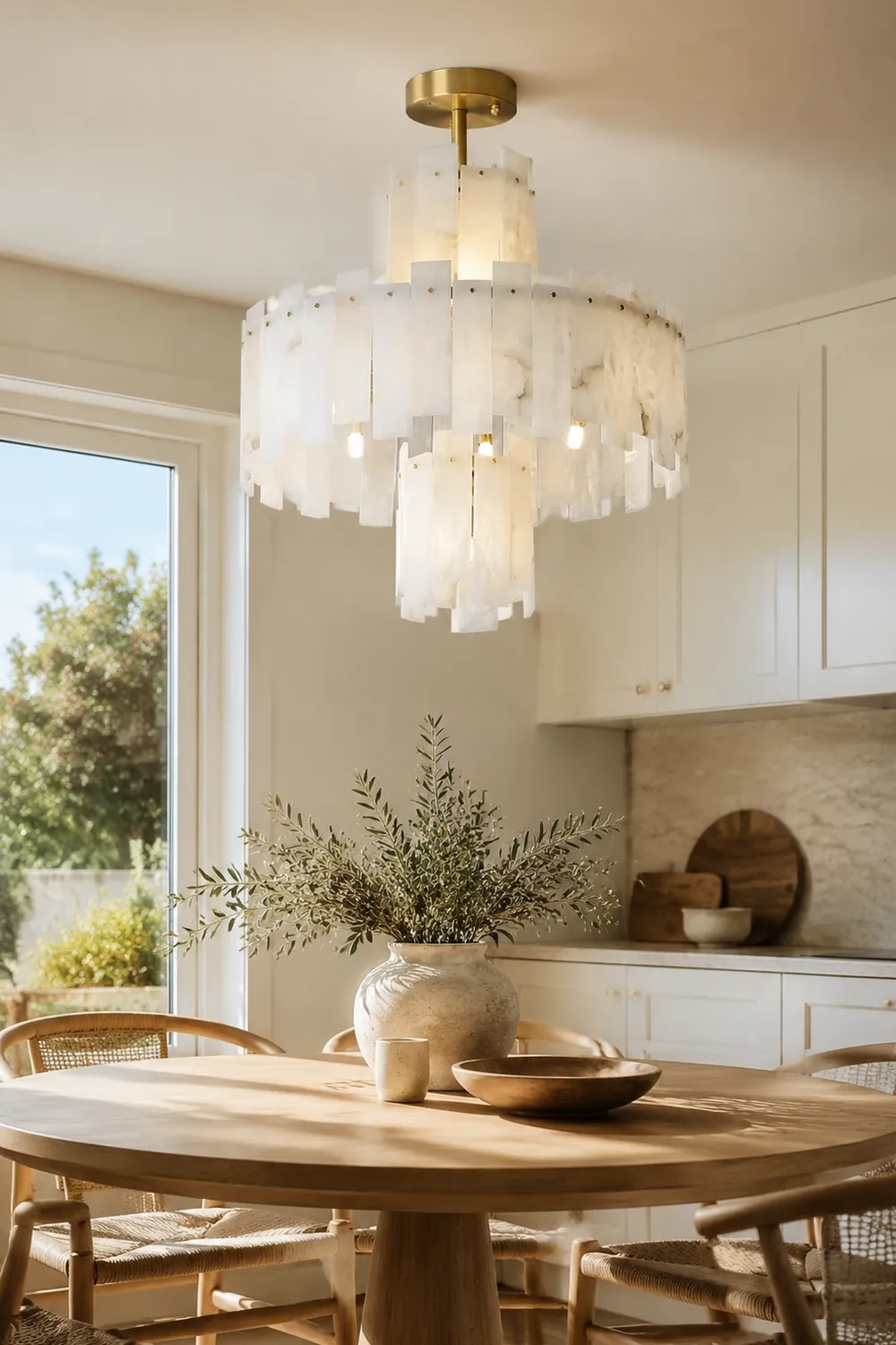 Regina Alabaster Chandelier - Lumpaz