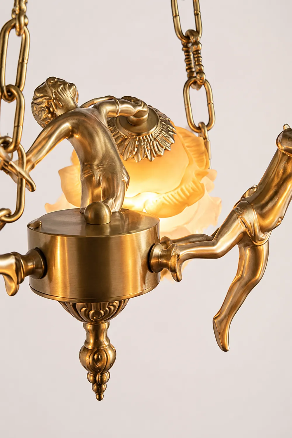 Putti Statuettes Brass Suspension - Lumpaz