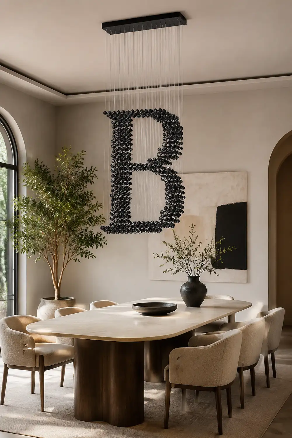 Charcoal Chandeliers B - Lumpaz