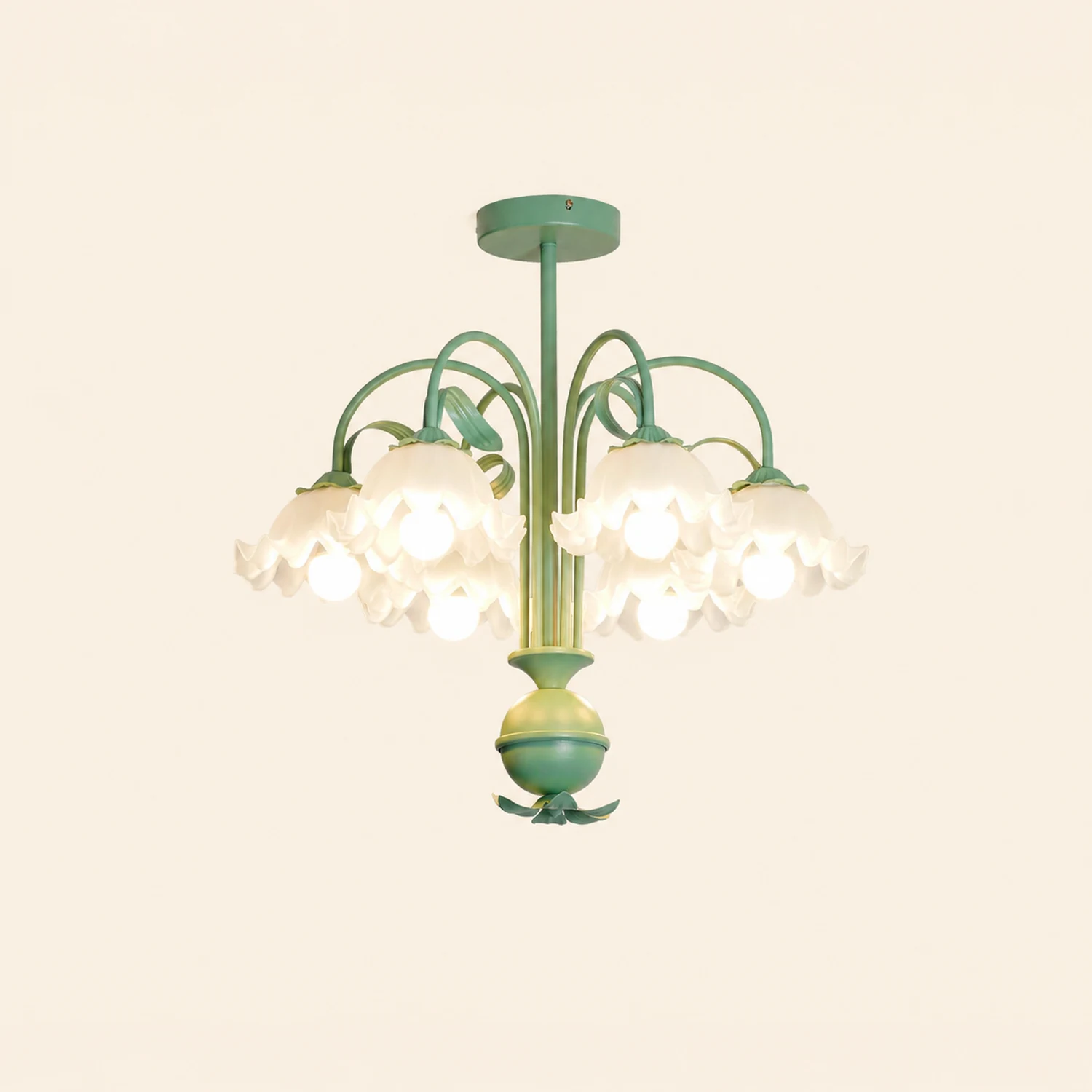 Bell Orchid Chandelier - Lumpaz