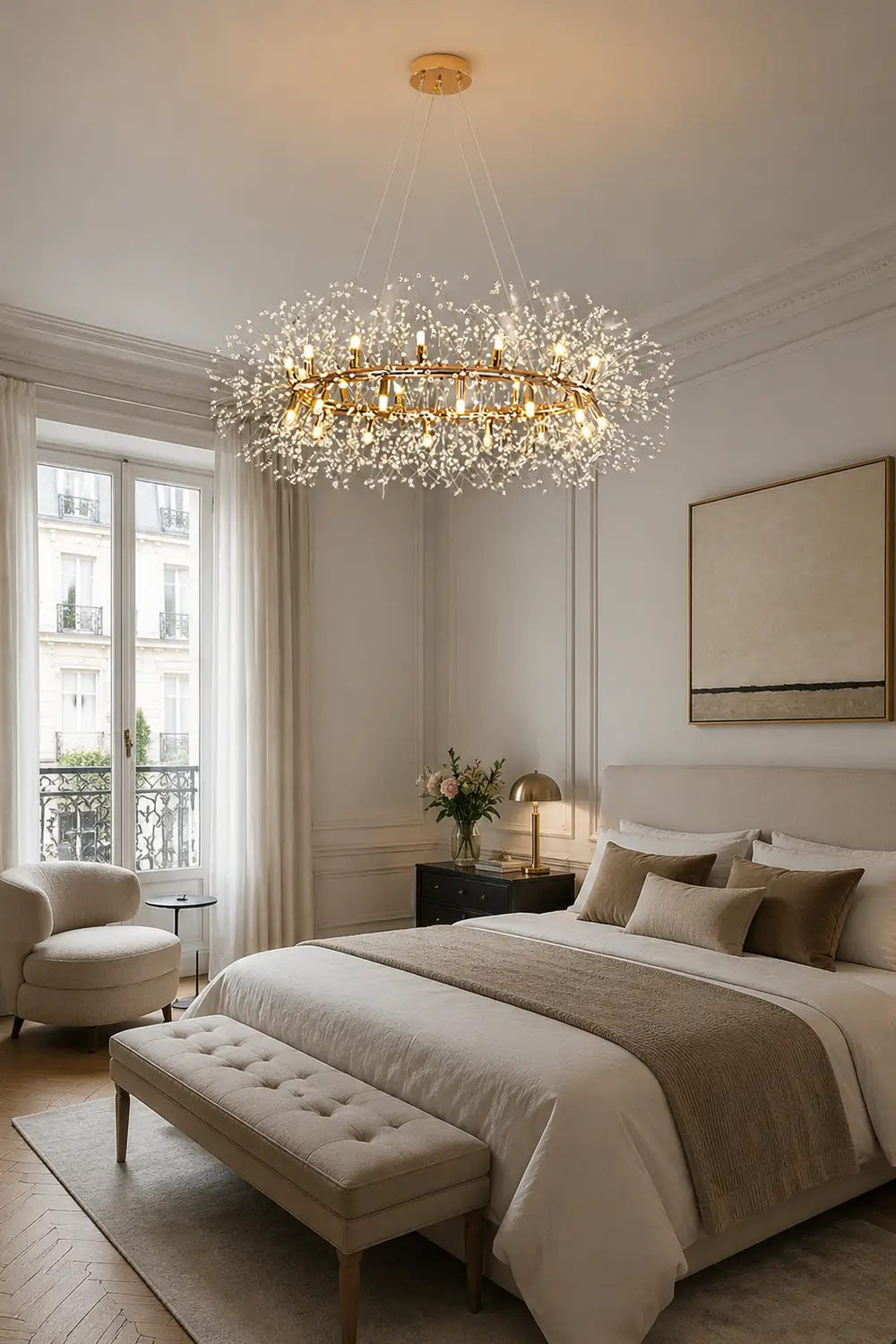 Dandelion Round Chandelier - Lumpaz
