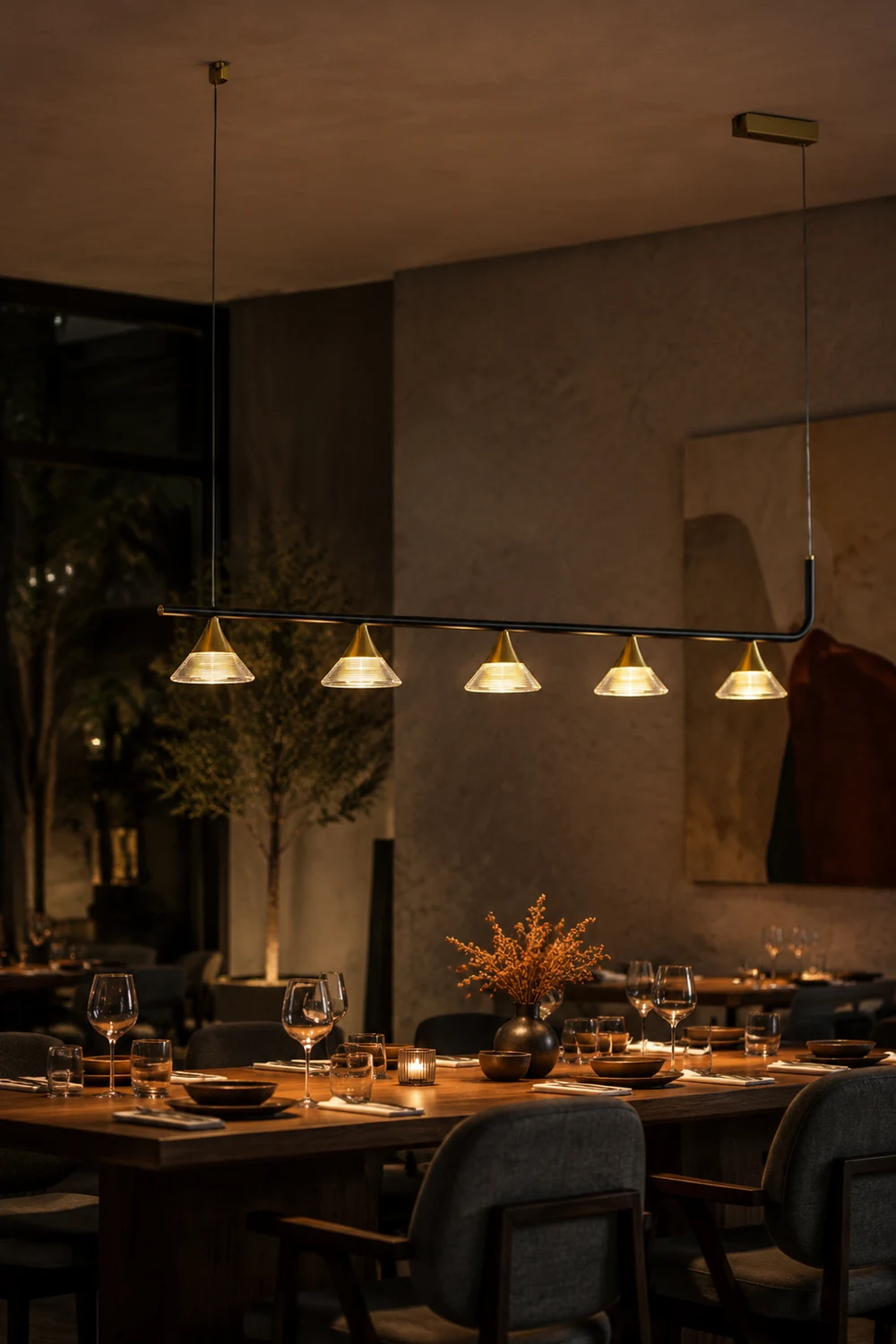 Tristan Restaurant Chandelier - Lumpaz