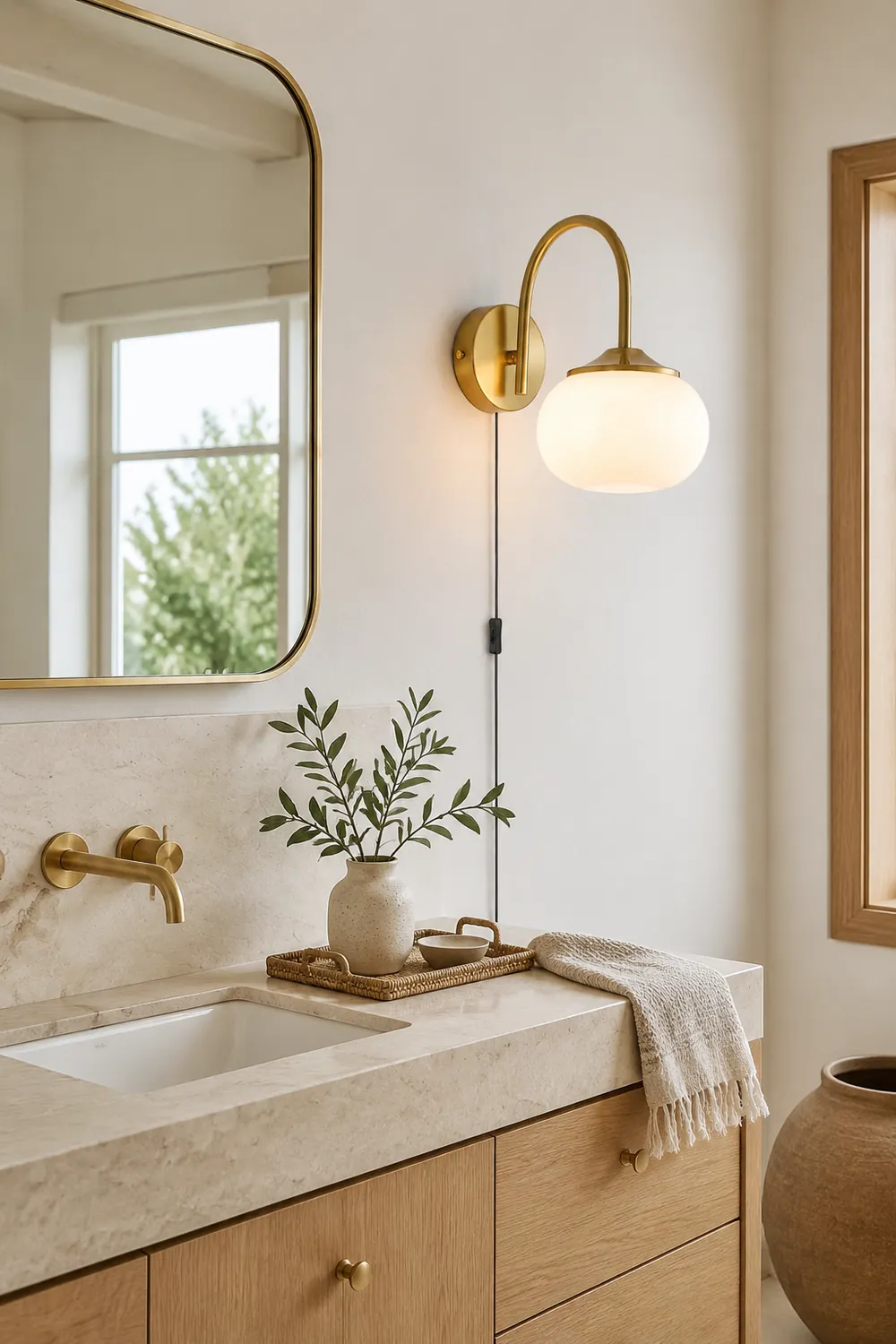Marshmallow Sconce Plug Version - Lumpaz