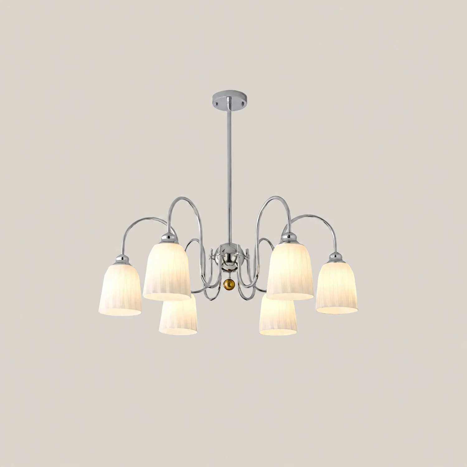 Bauhaus Pleated Chandelier - Lumpaz