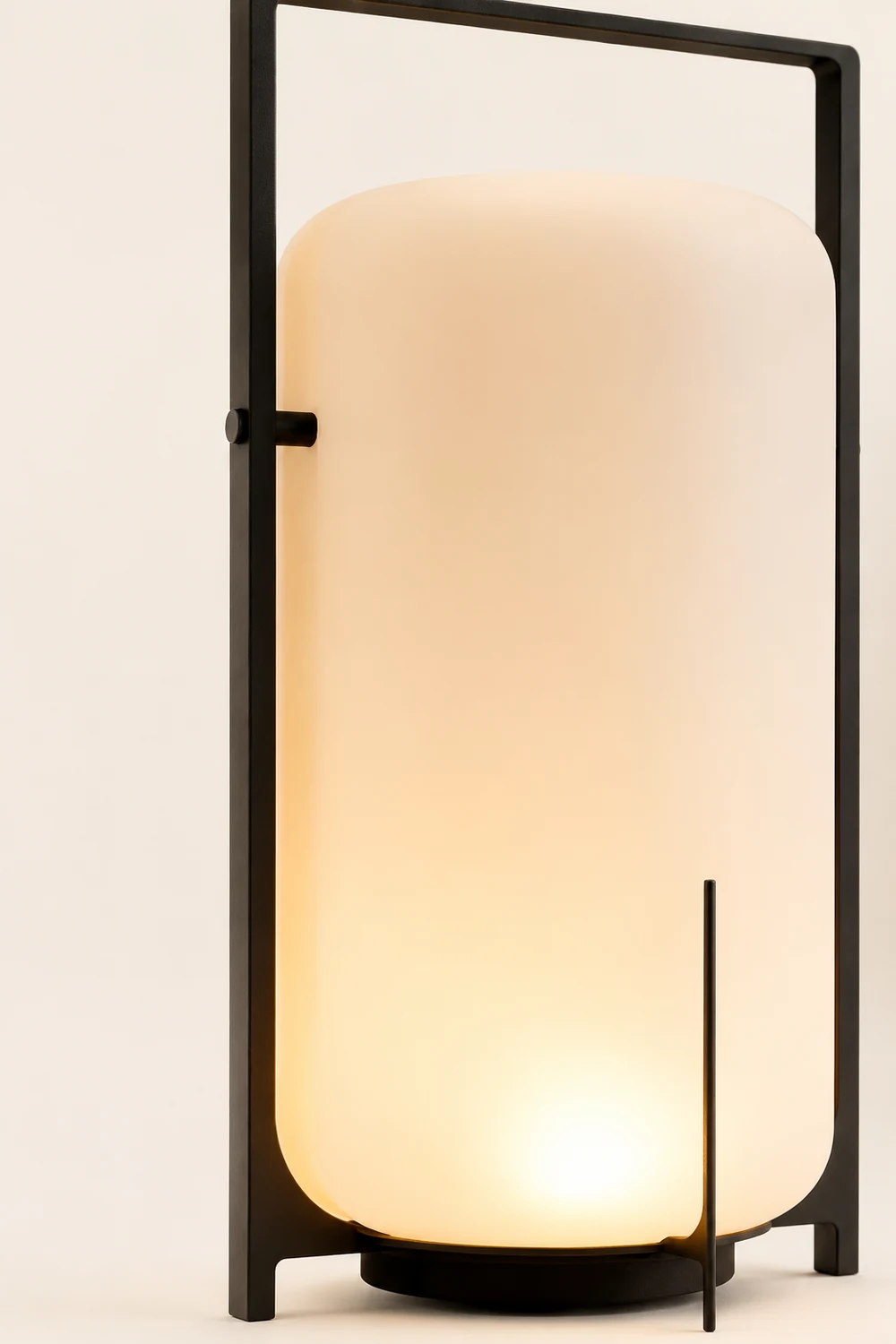 Black Twilight Lantern Table Lamp - Lumpaz