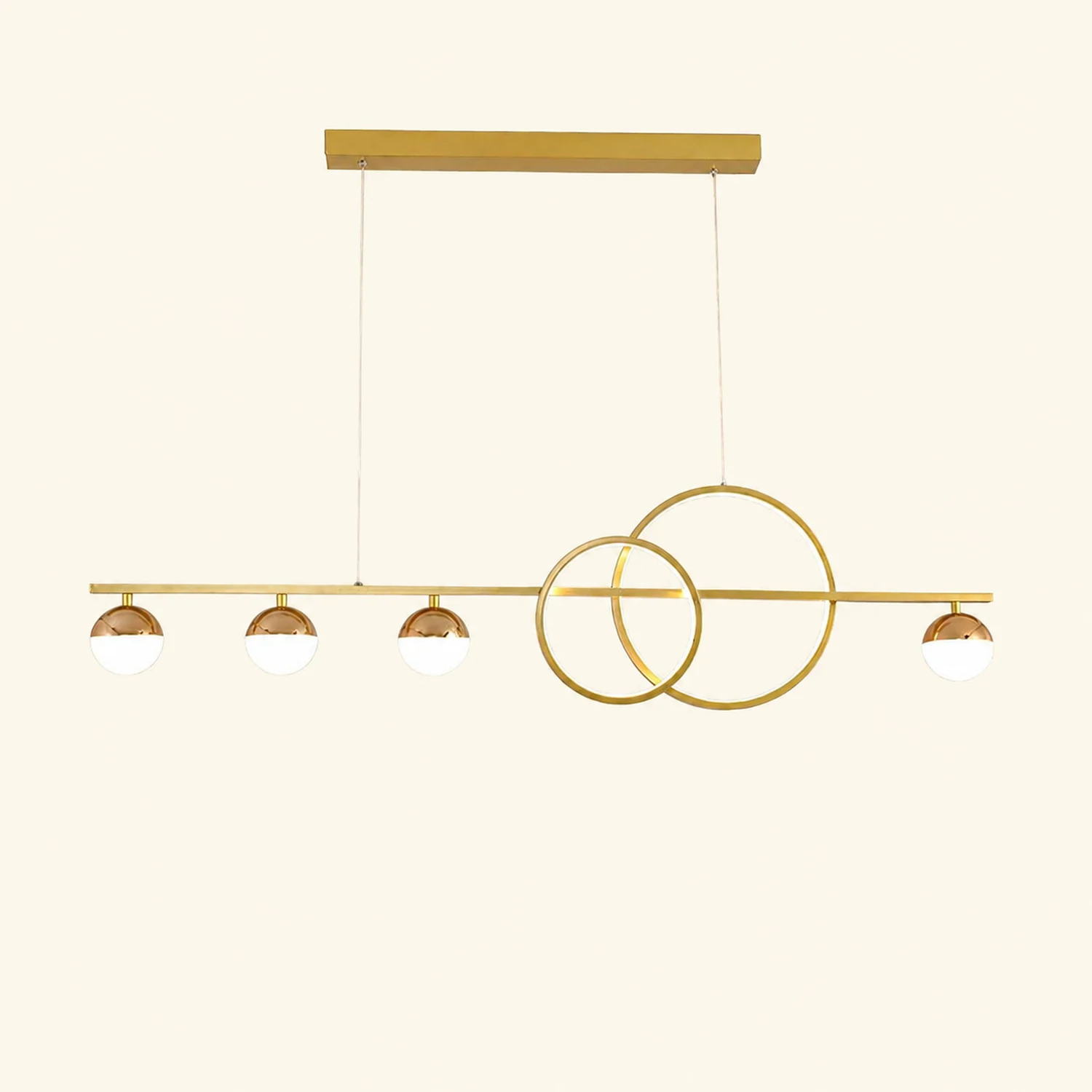 Brooklyn Double Circle Chandelier - Lumpaz