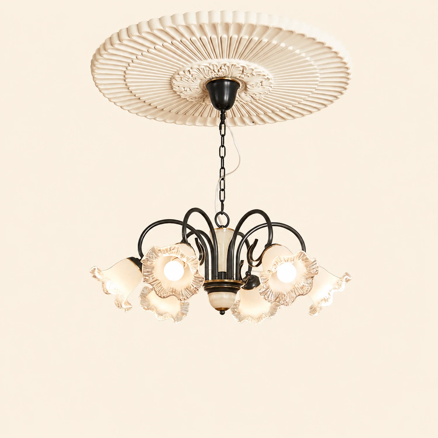 Luce Black Chandelier - Lumpaz