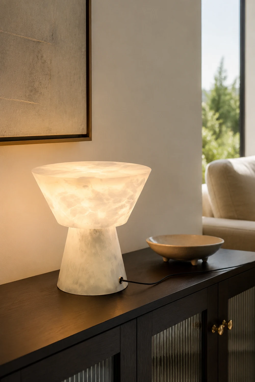 Beta Marble Table Lamp - Lumpaz