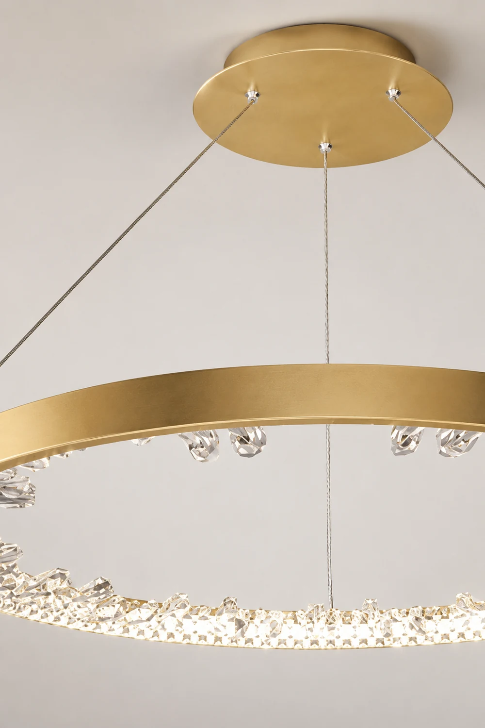 Luxury Circle Crystal Chandelier - Lumpaz