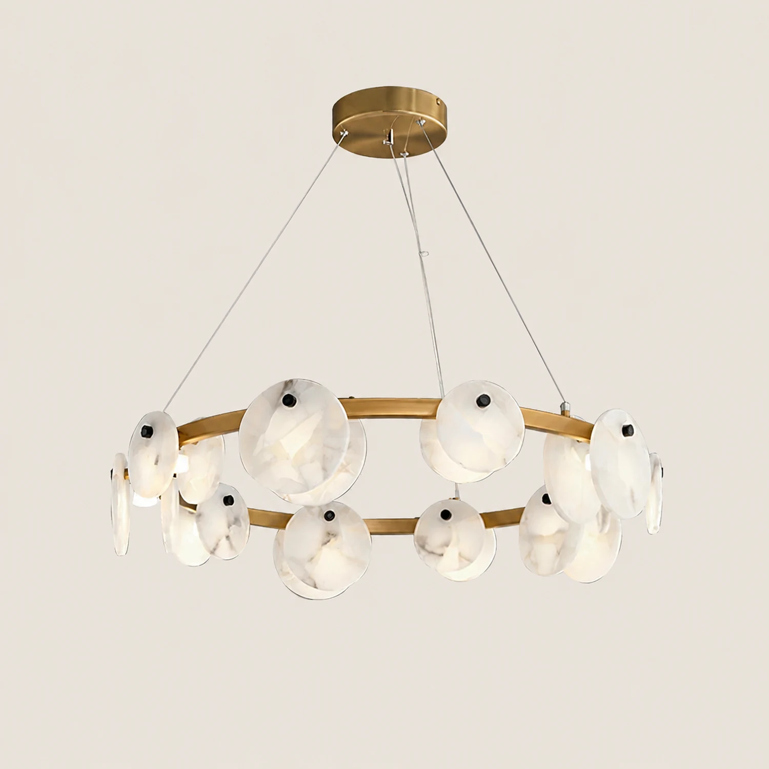 Trinidad Alabaster Chandelier - Lumpaz