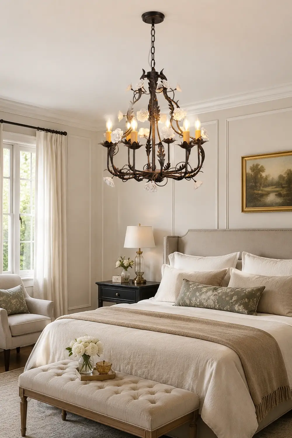 Florentine Rose Garden Chandelier - Lumpaz