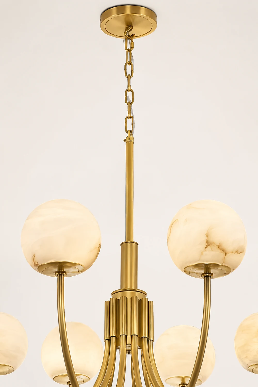 Aurelian Alabaster Globe Chandelier - Lumpaz