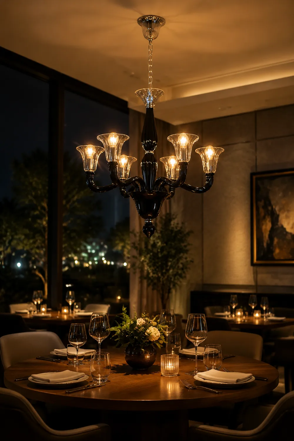 Murano Candle Chandelier - Lumpaz