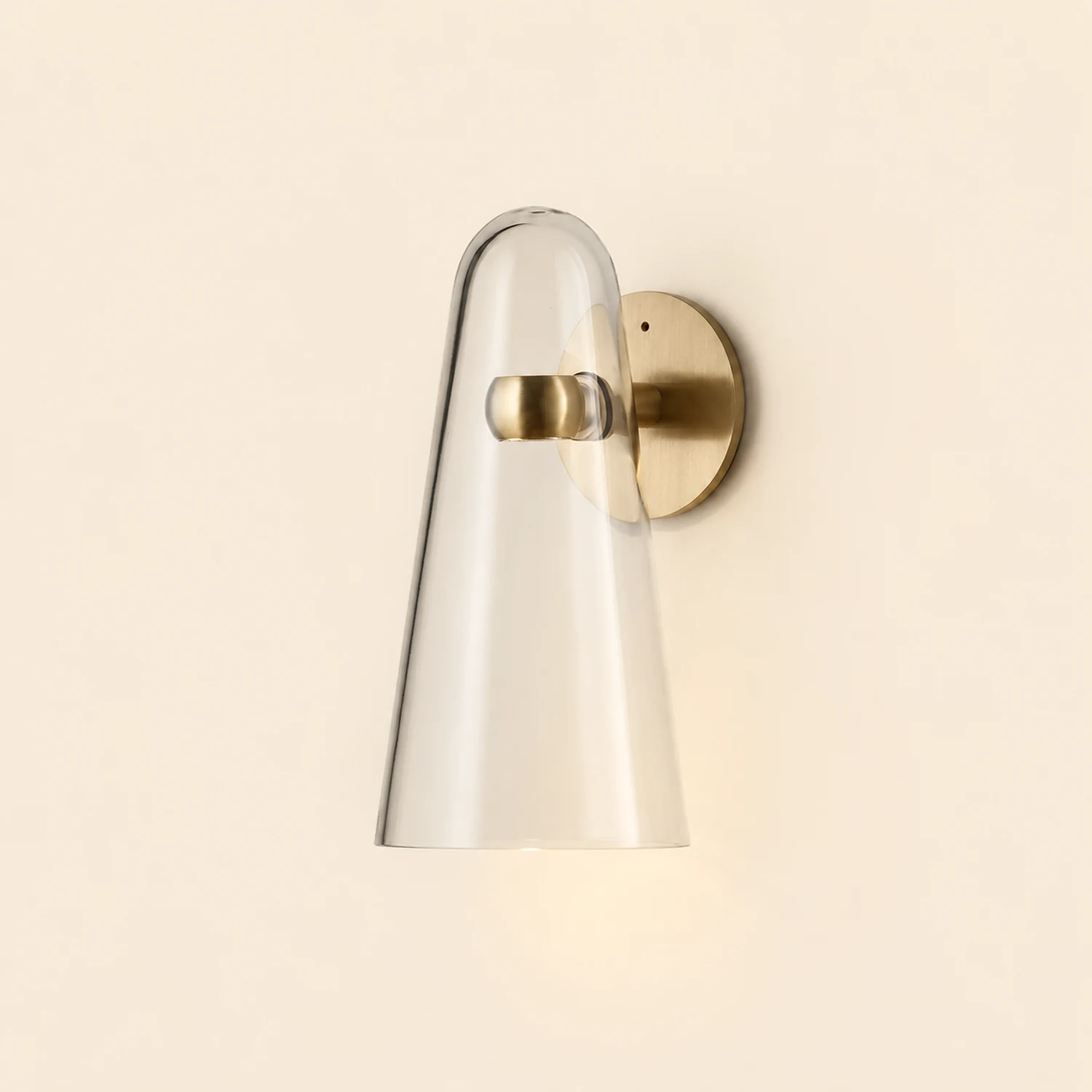 Conical Glass Wall Lamp - Lumpaz
