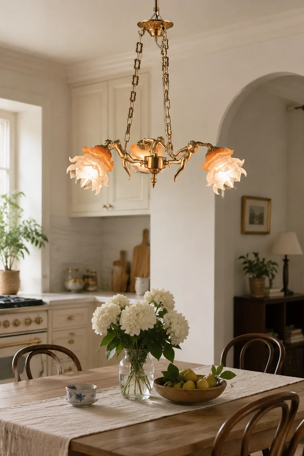 Putti Statuettes Brass Suspension - Lumpaz