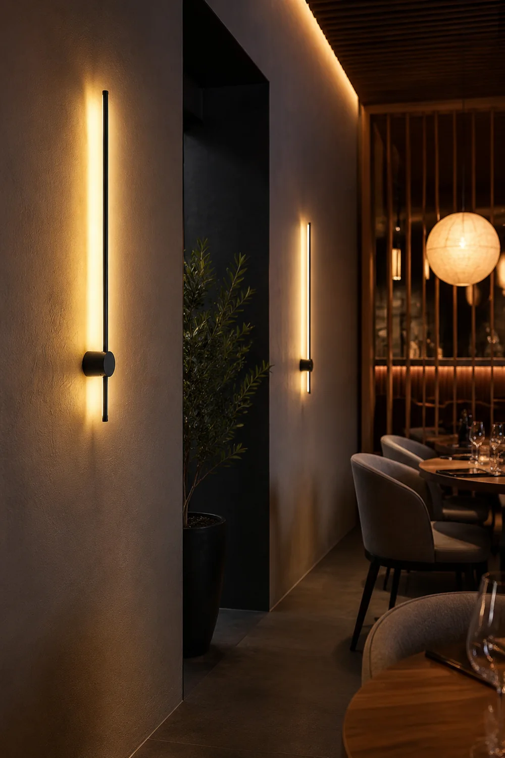 Linear LED Wall Light - Lumpaz