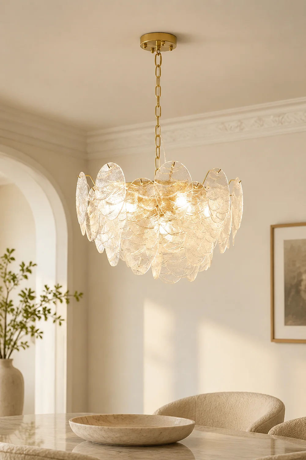 Victorian Disc Chandelier - Lumpaz