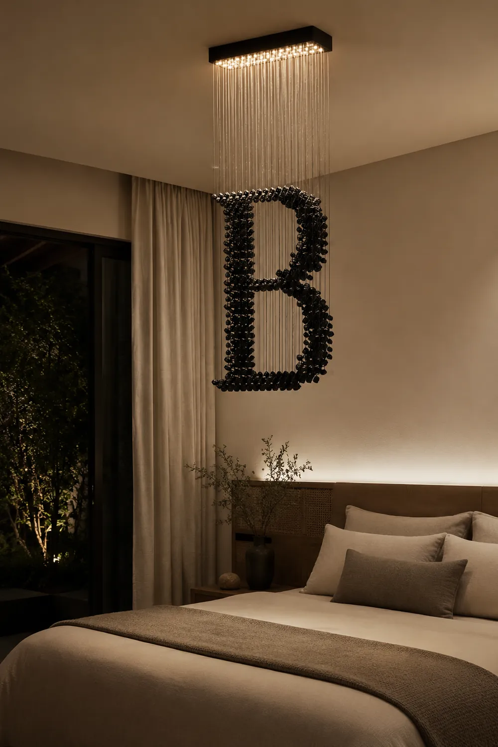 Charcoal Chandeliers B - Lumpaz