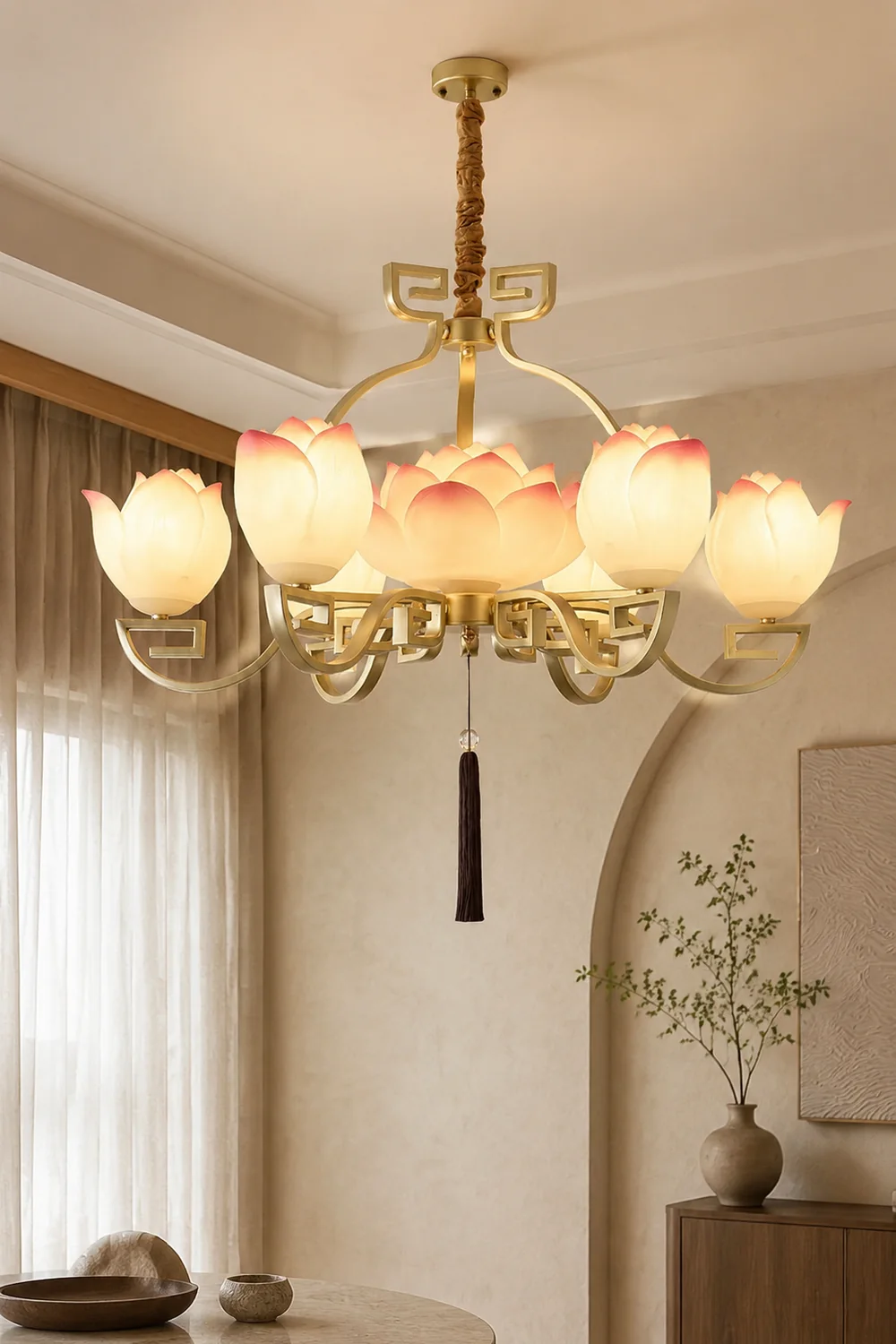 Lotus Bloom Chandelier - Lumpaz