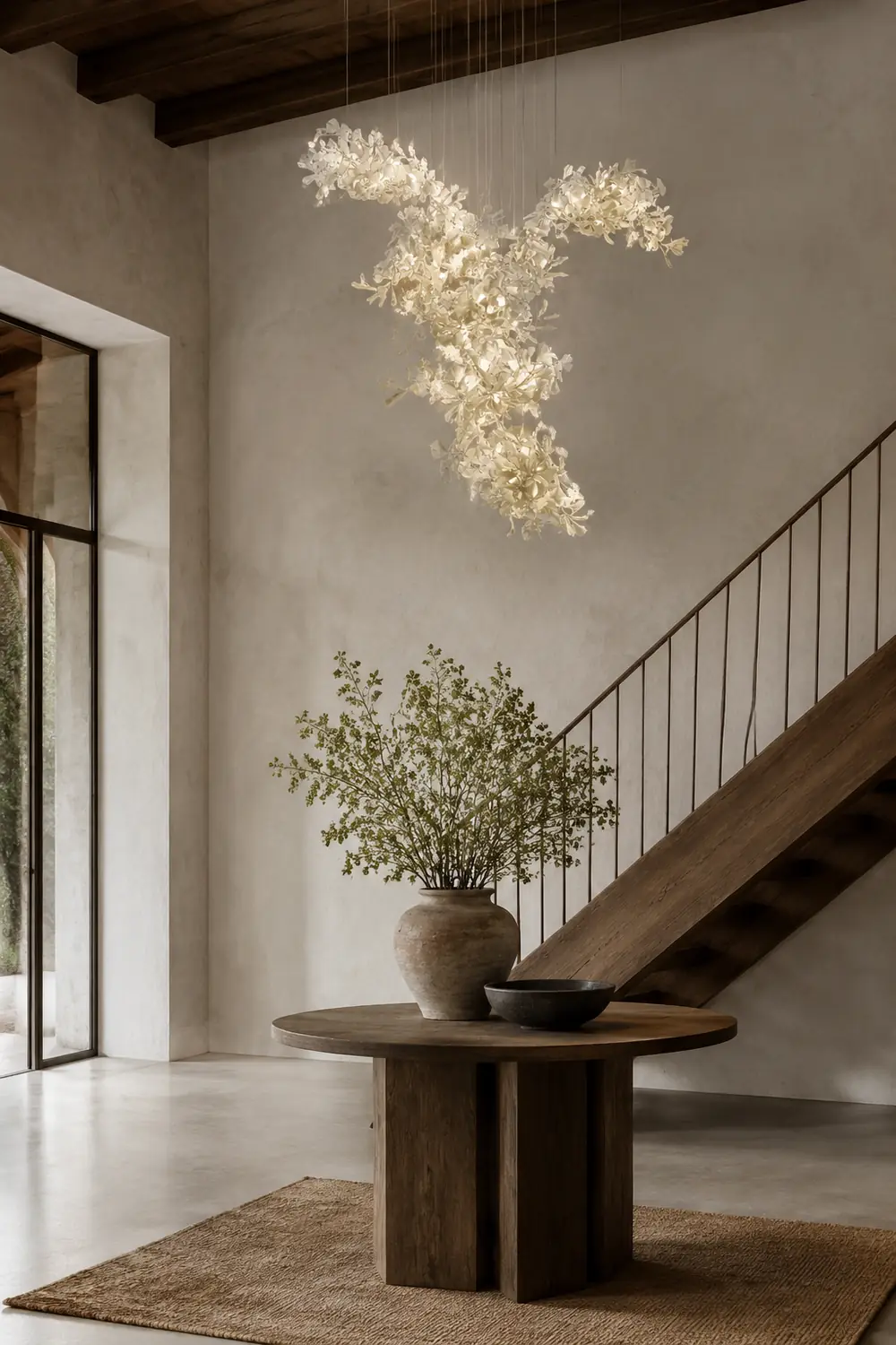 Gingko Combination Chandelier - Lumpaz