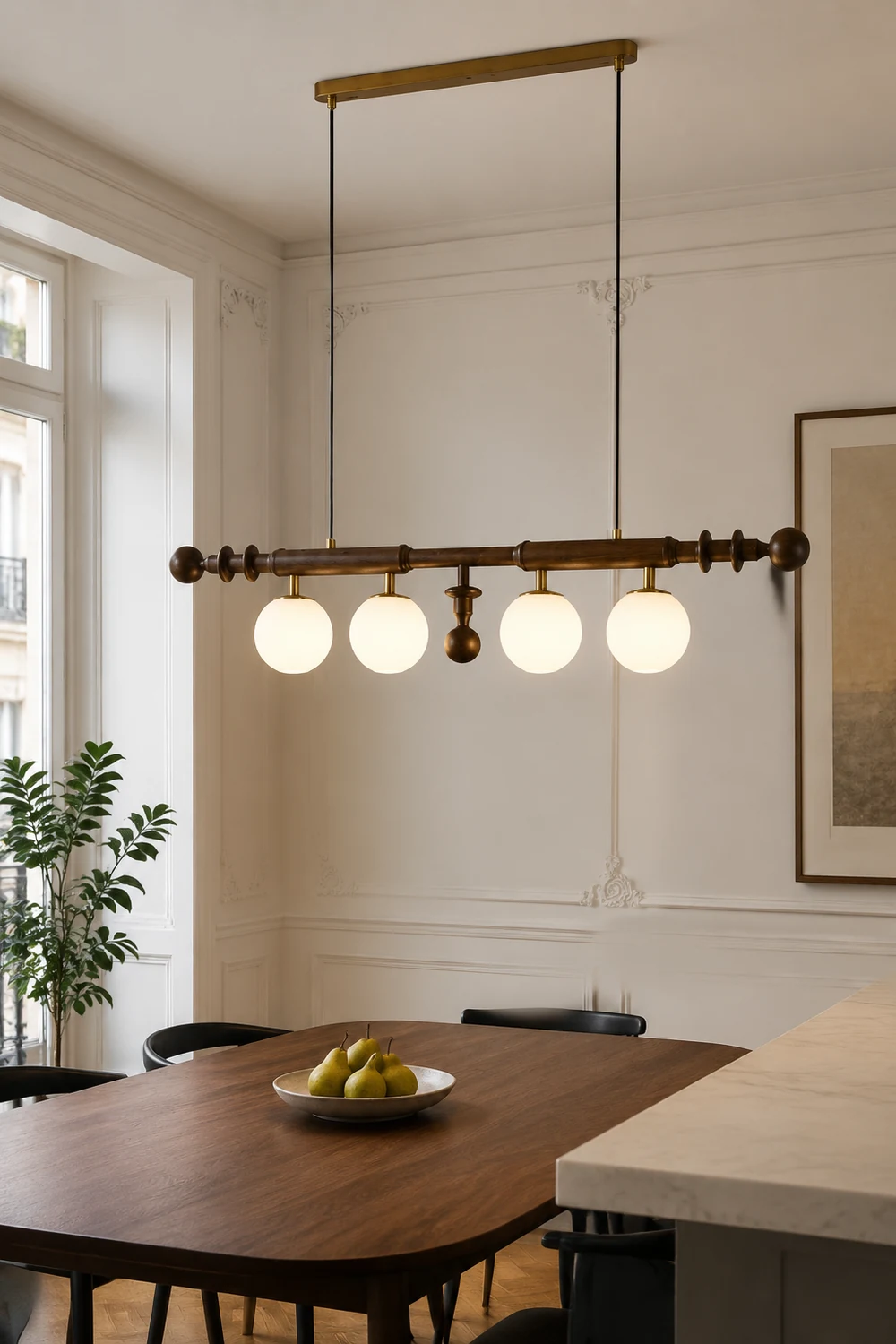Roman Column Chandelier - Lumpaz
