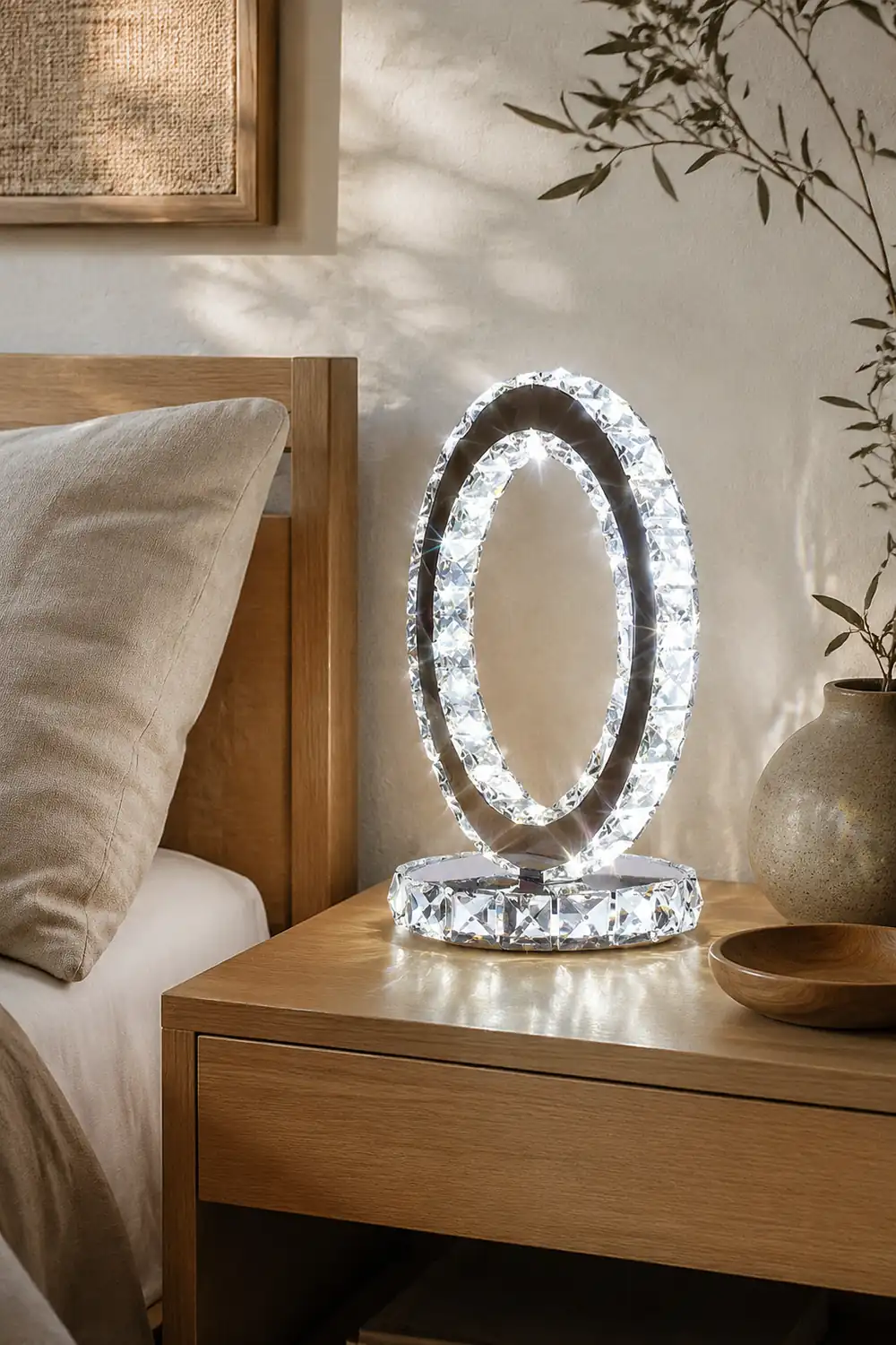 Crystal Rings Table Lamp - Lumpaz