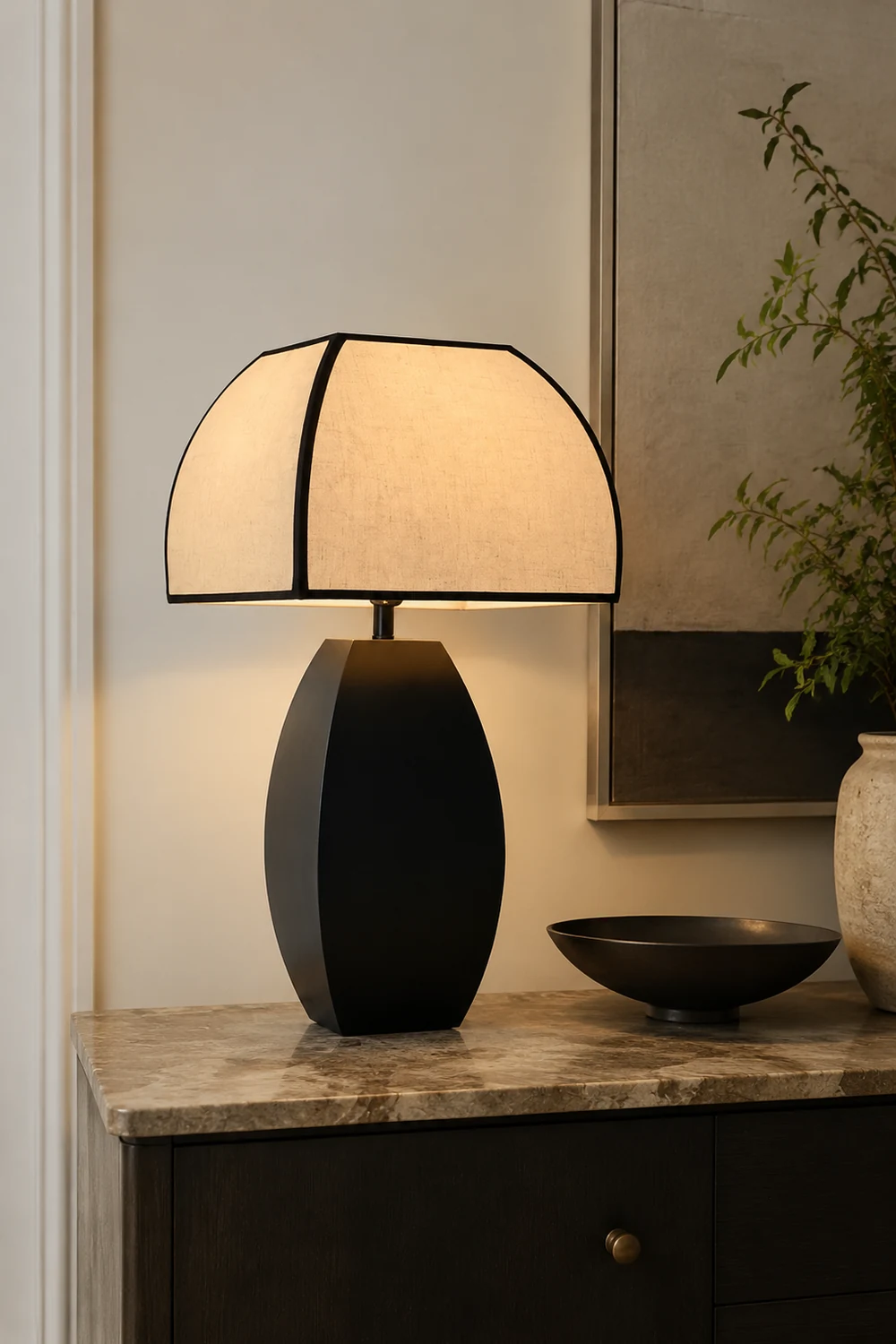 Javier Black Table Lamp - Lumpaz