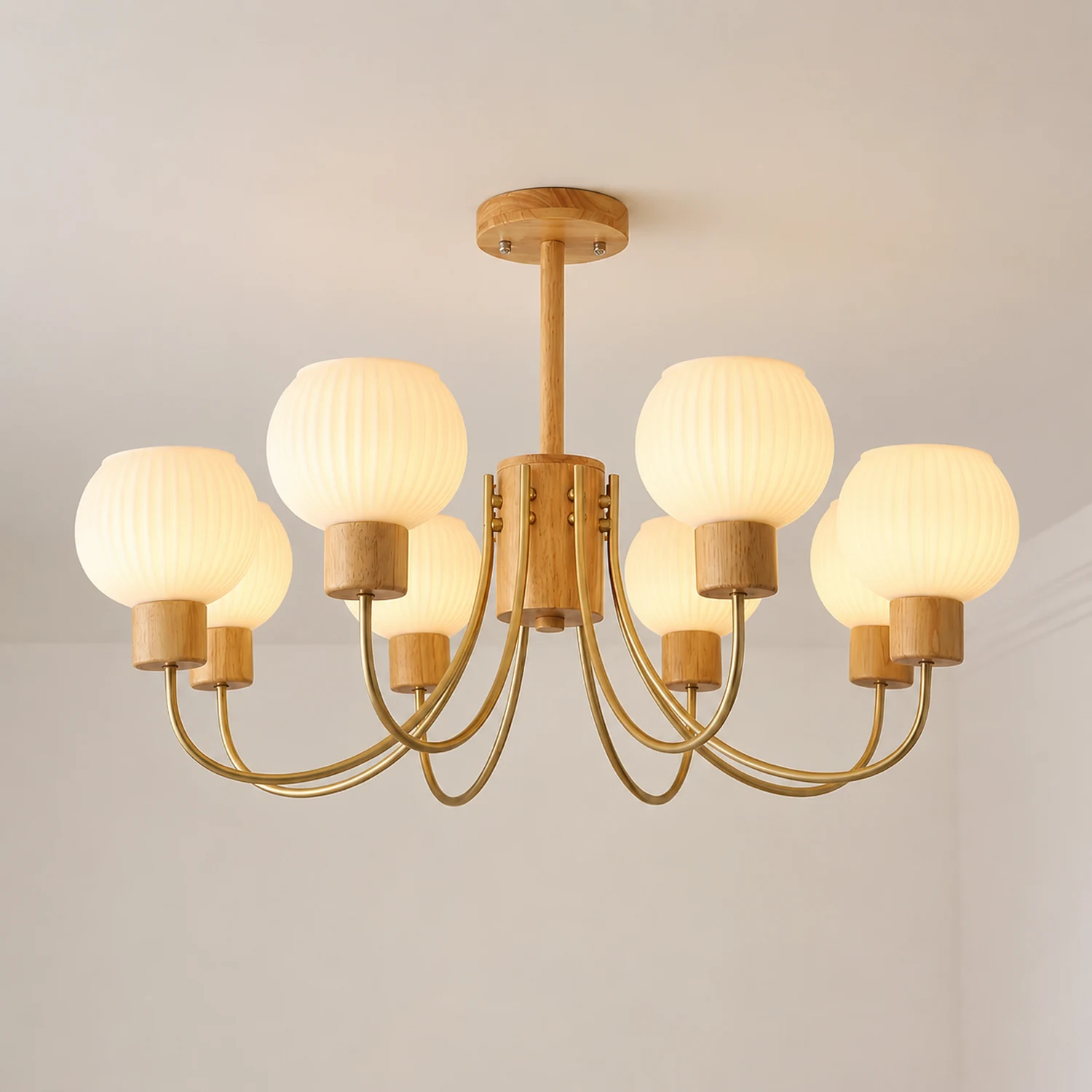 Donnelly Wooden Chandelier - Lumpaz