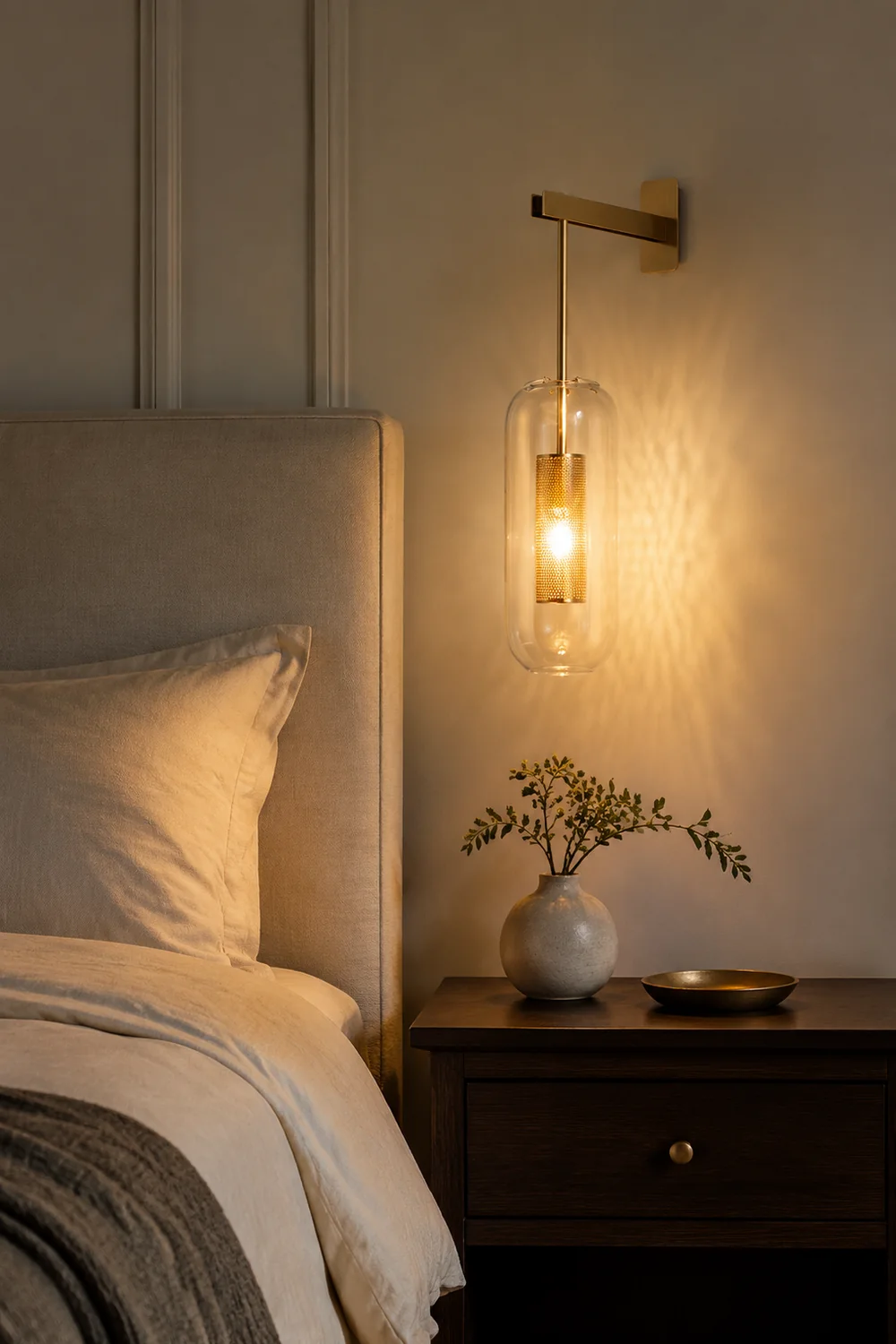 Vadim Glass Wall Lamp - Lumpaz