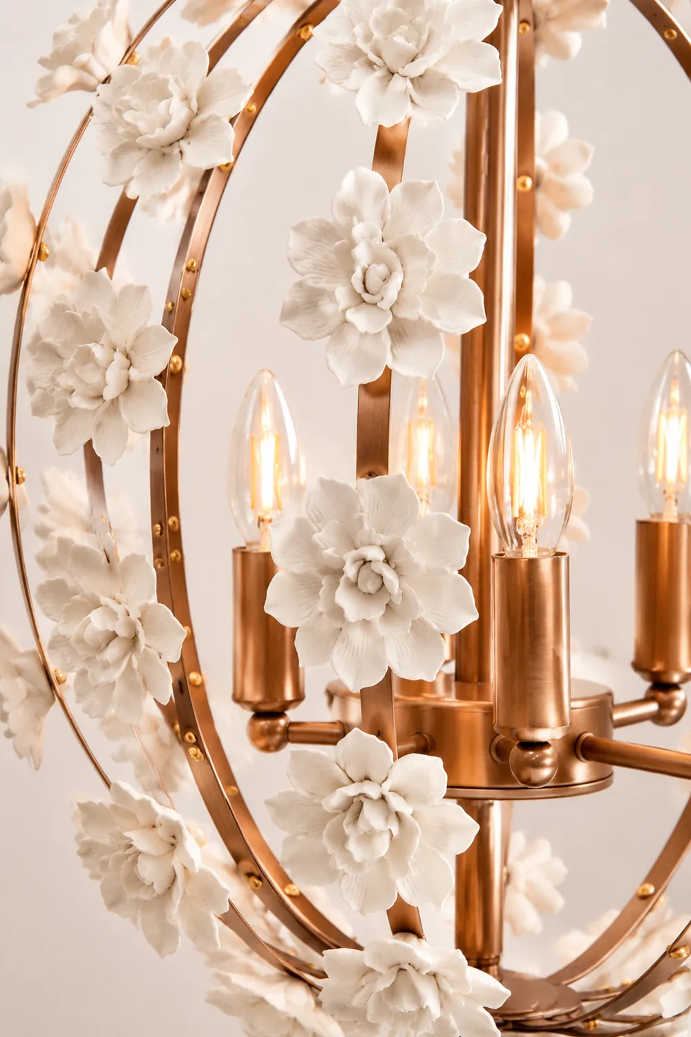 Bianca Floral Orb Chandelier - Lumpaz
