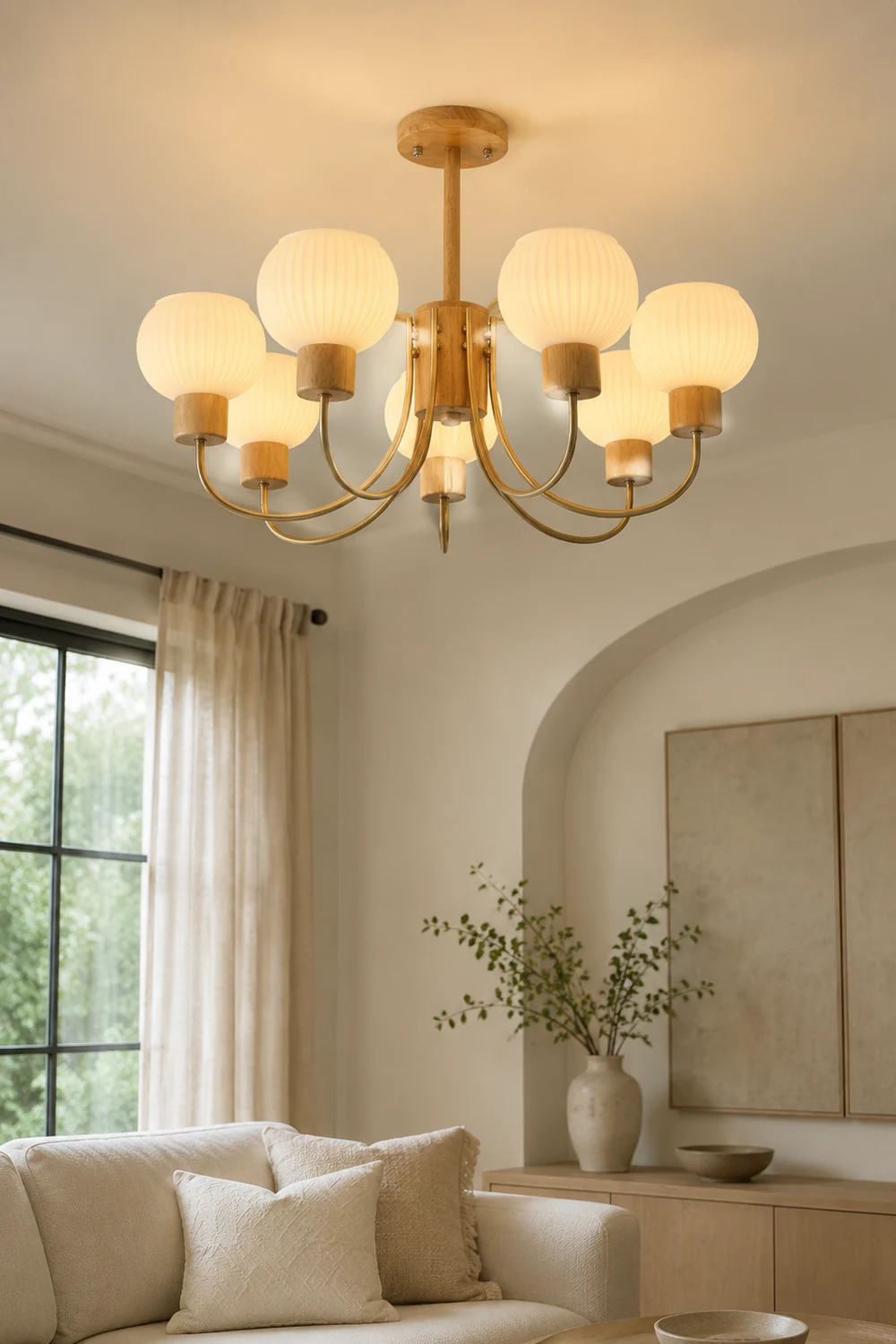 Donnelly Wooden Chandelier - Lumpaz