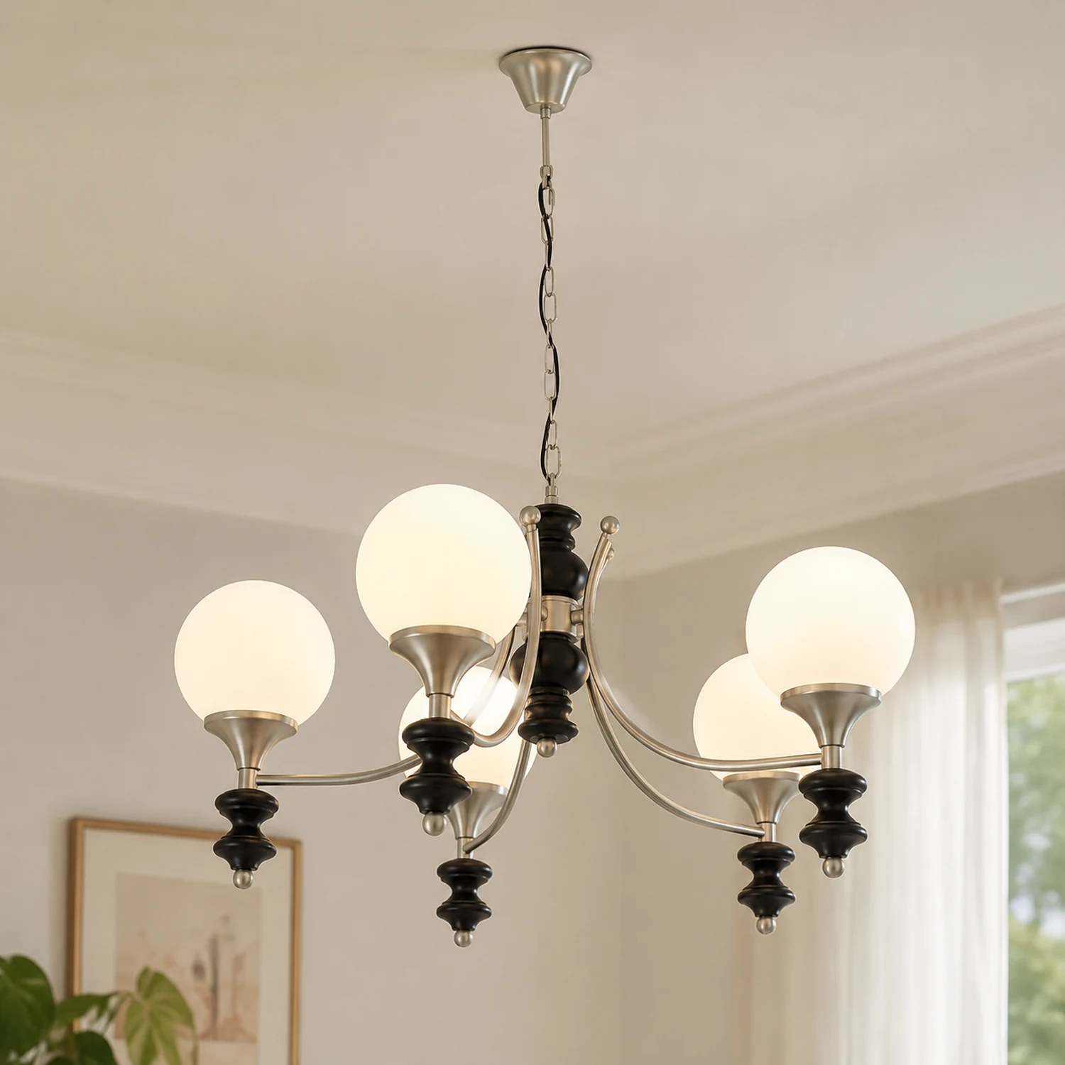 Tina Wooden Chandelier - Lumpaz